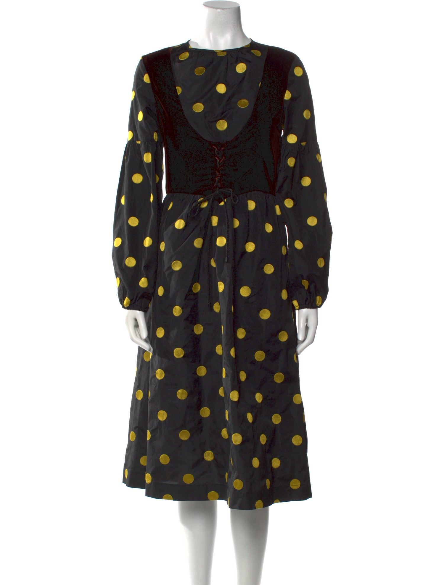 Batsheva Silk Midi Length Dress