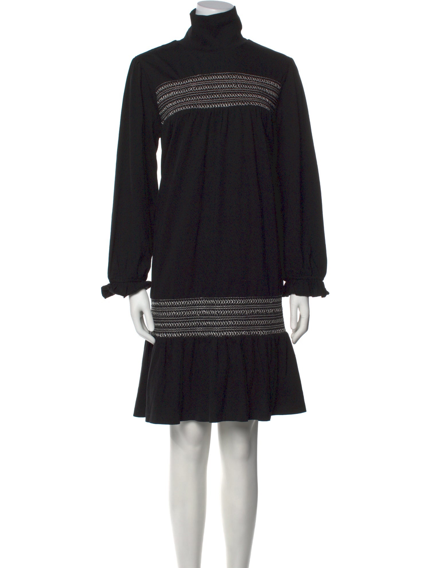 Batsheva Turtleneck Mini Dress