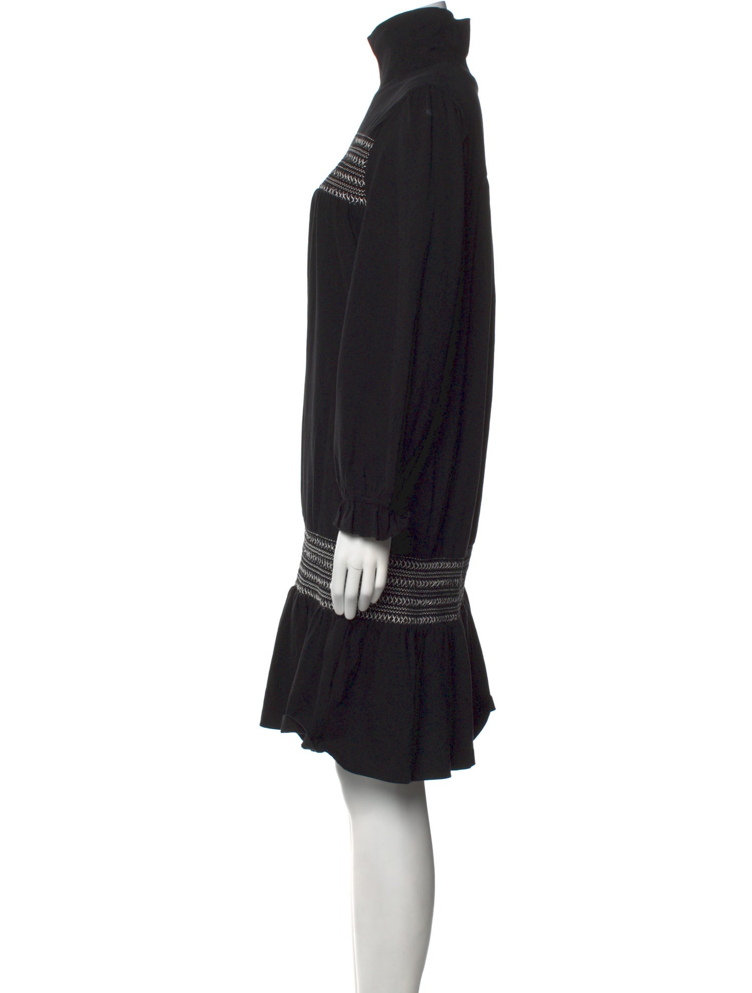 Batsheva Turtleneck Mini Dress