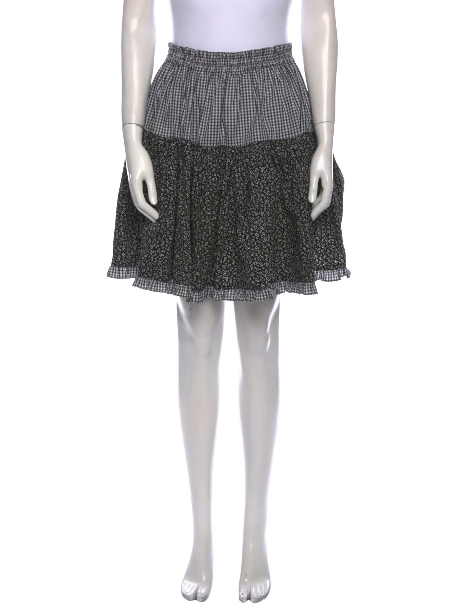 Batsheva Printed Mini Skirt