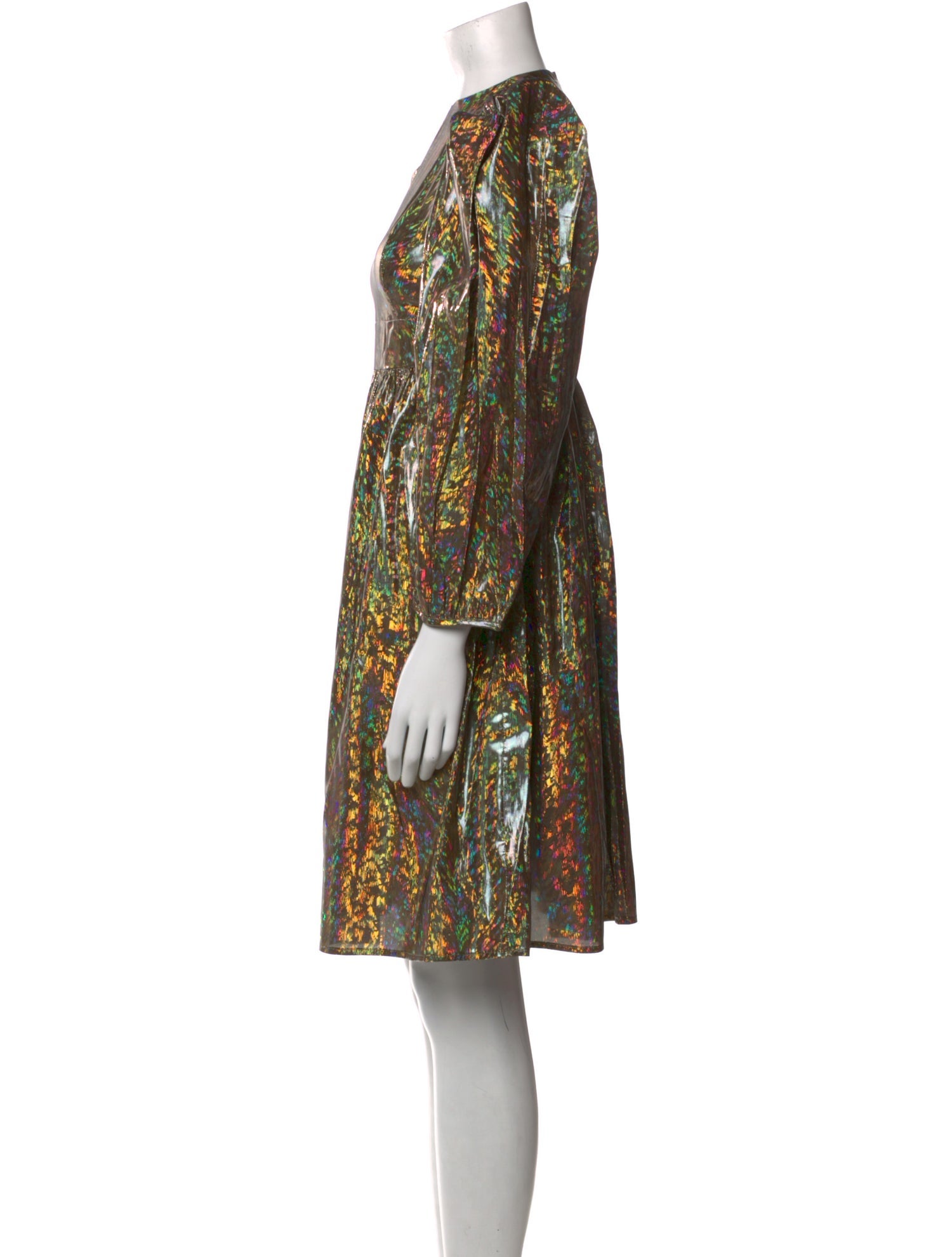 Batsheva Printed Knee-Length Dress