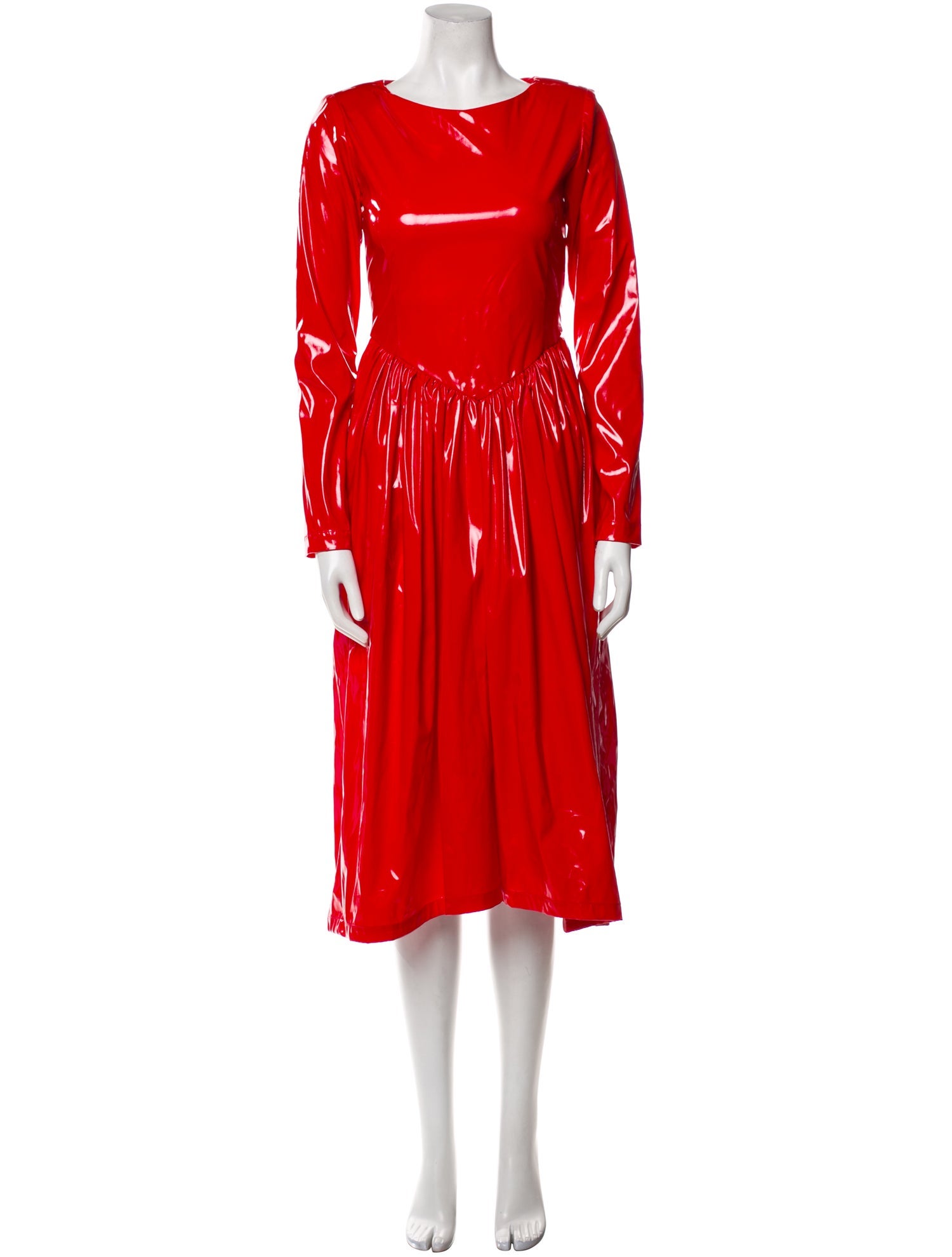 Batsheva Bateau Neckline Midi Length Dress w/ Tags