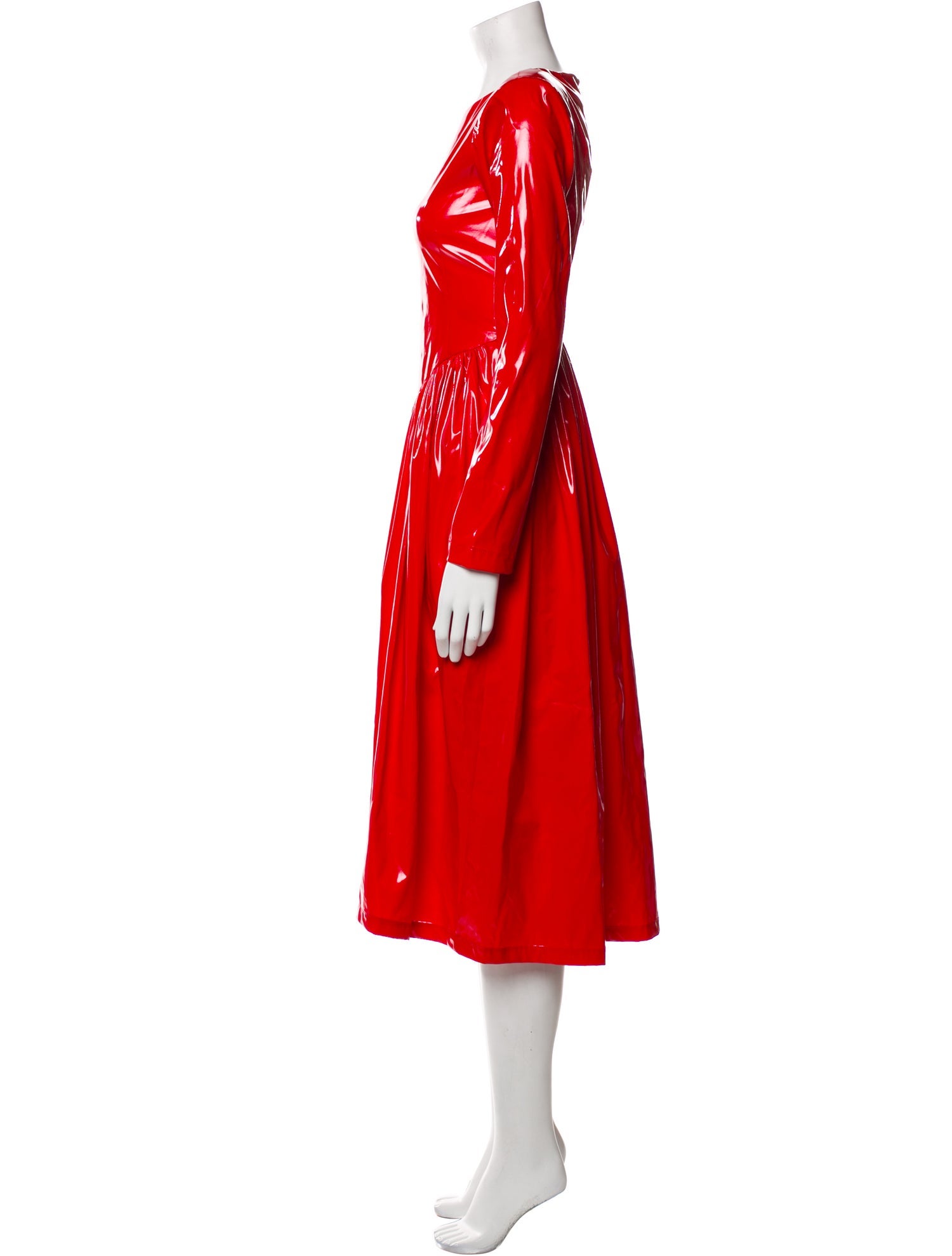 Batsheva Bateau Neckline Midi Length Dress w/ Tags