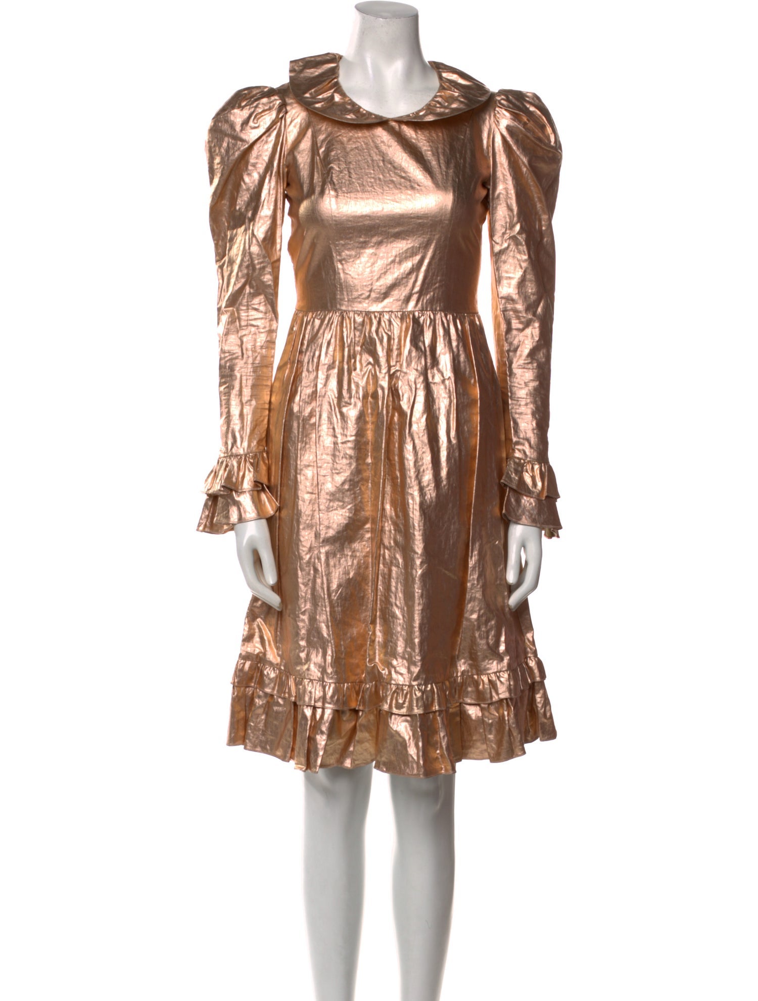 Batsheva Scoop Neck Midi Length Dress