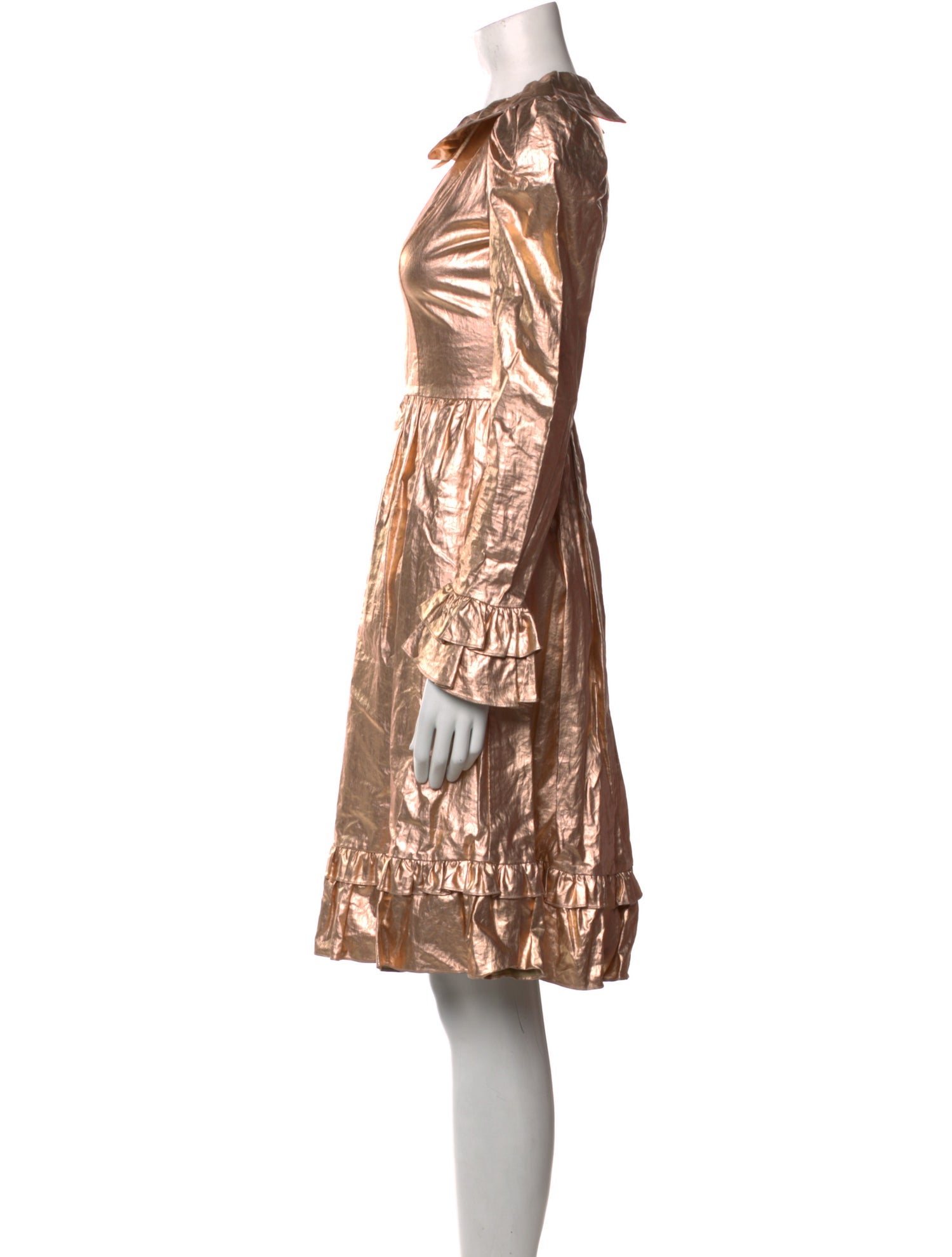 Batsheva Scoop Neck Midi Length Dress