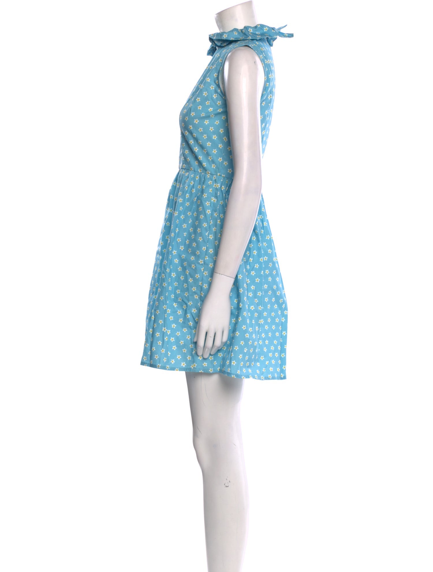 Batsheva Floral Print Mini Dress