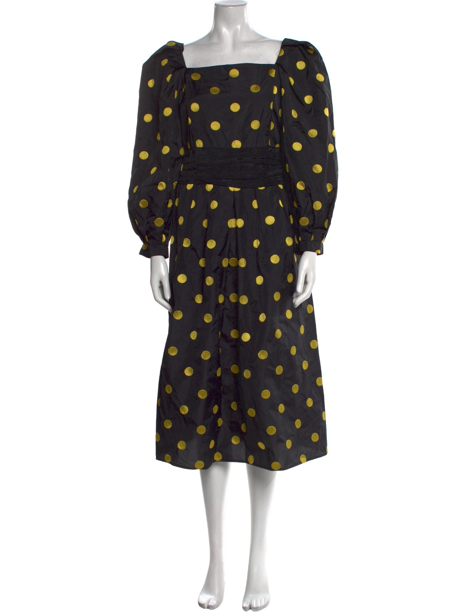 Batsheva Silk Midi Length Dress