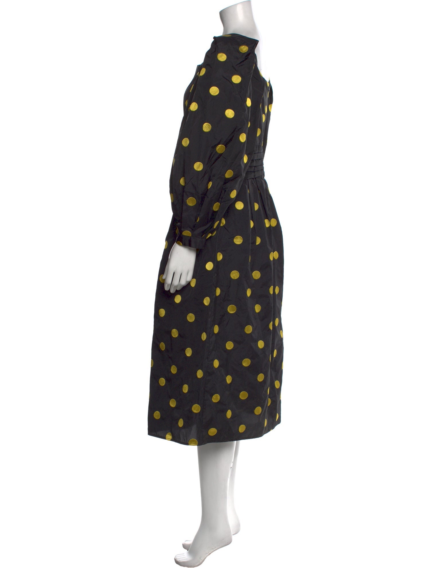 Batsheva Silk Midi Length Dress