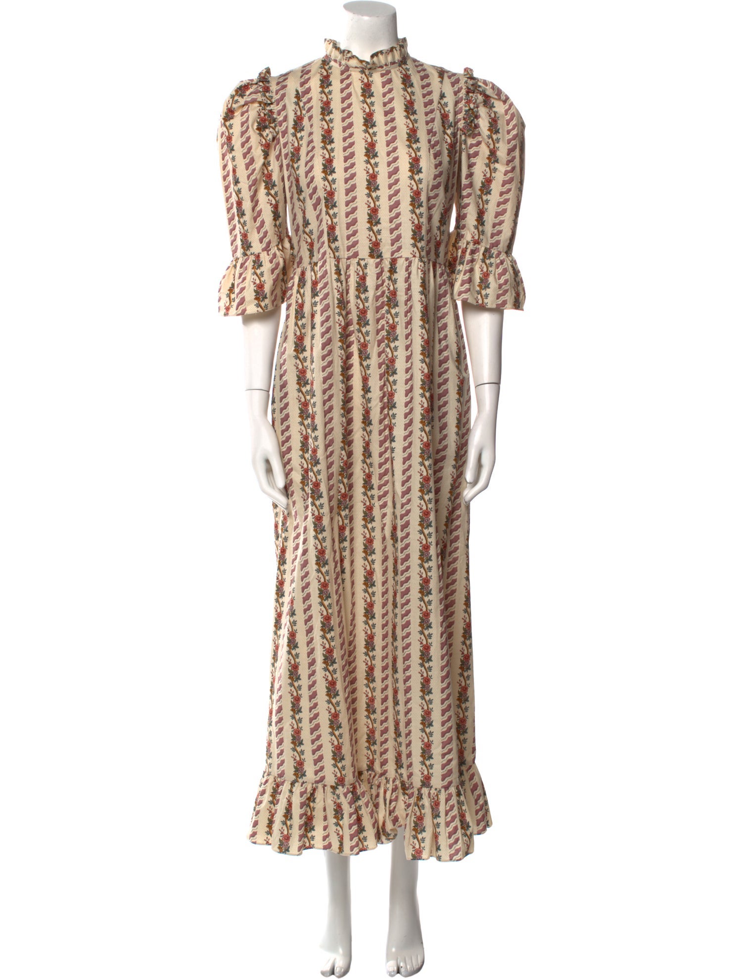 Batsheva Printed Long Dress