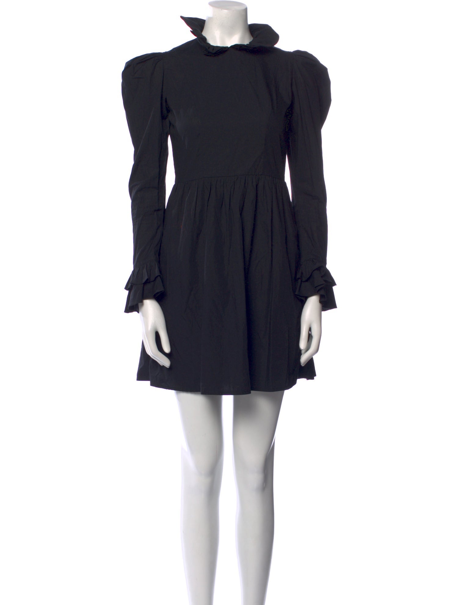 Batsheva Mock Neck Mini Dress