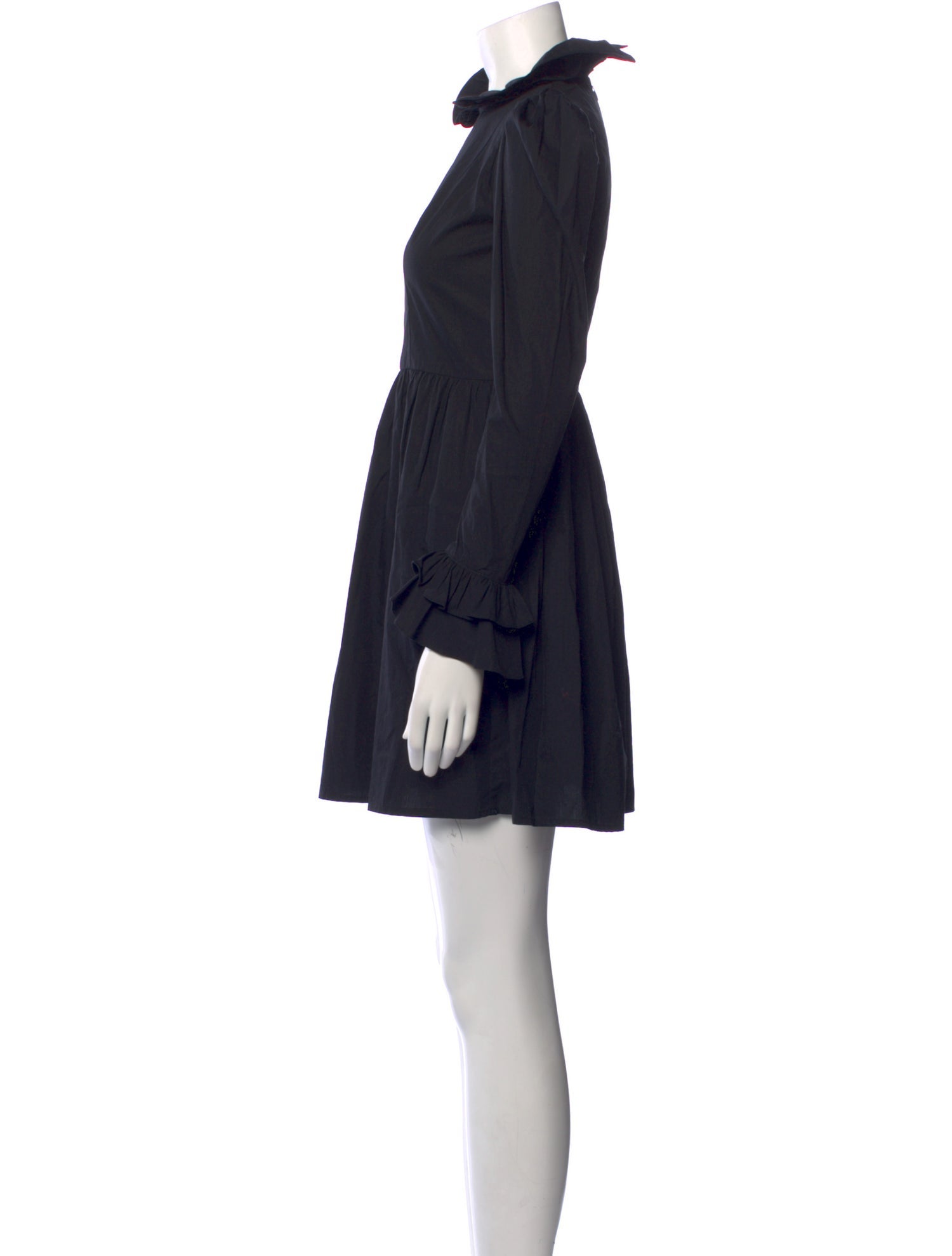 Batsheva Mock Neck Mini Dress