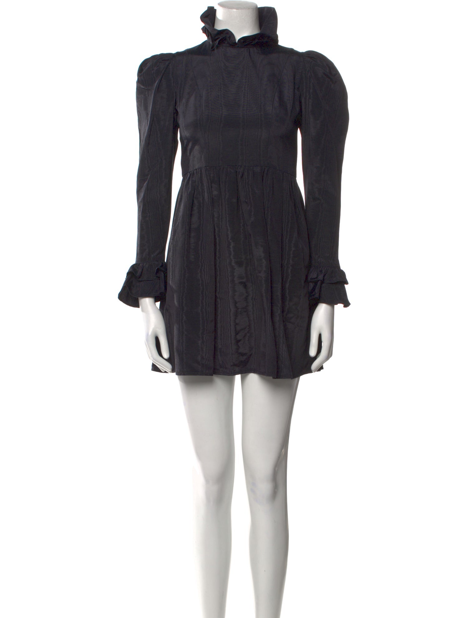 Batsheva Mock Neck Mini Dress