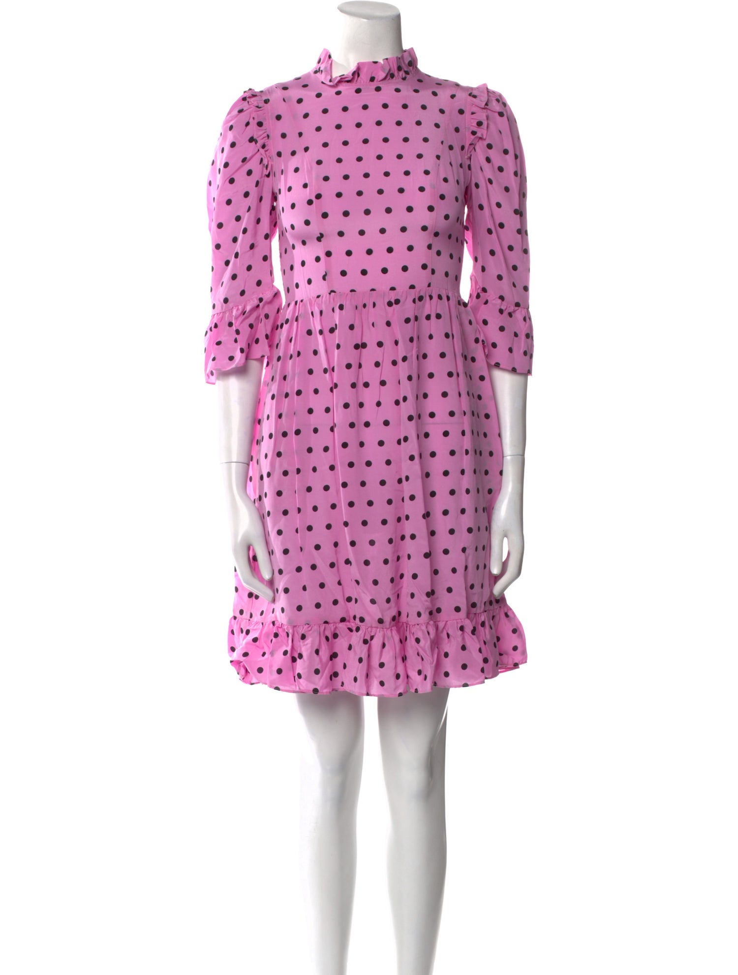 Batsheva Silk Mini Dress