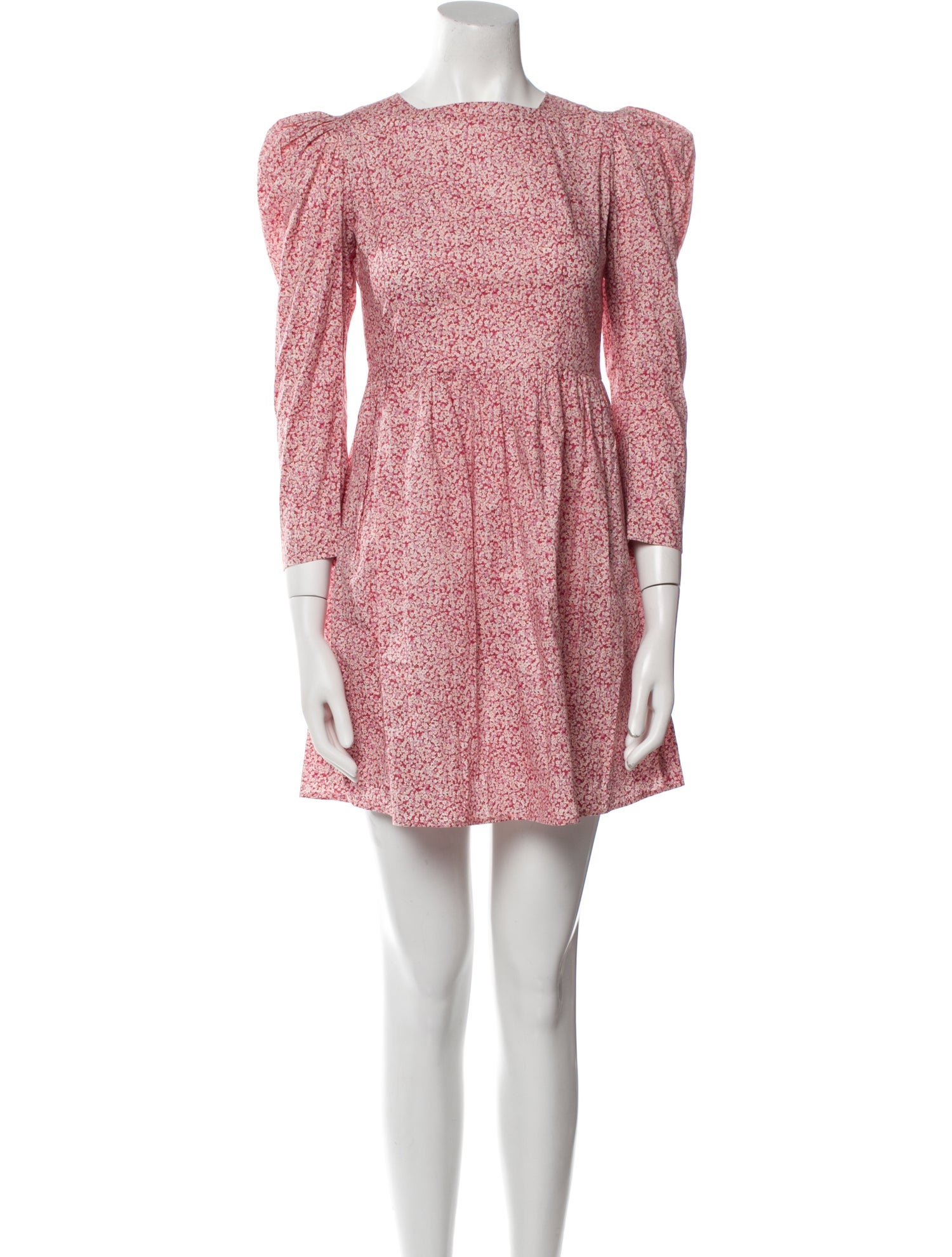 Batsheva Floral Print Mini Dress