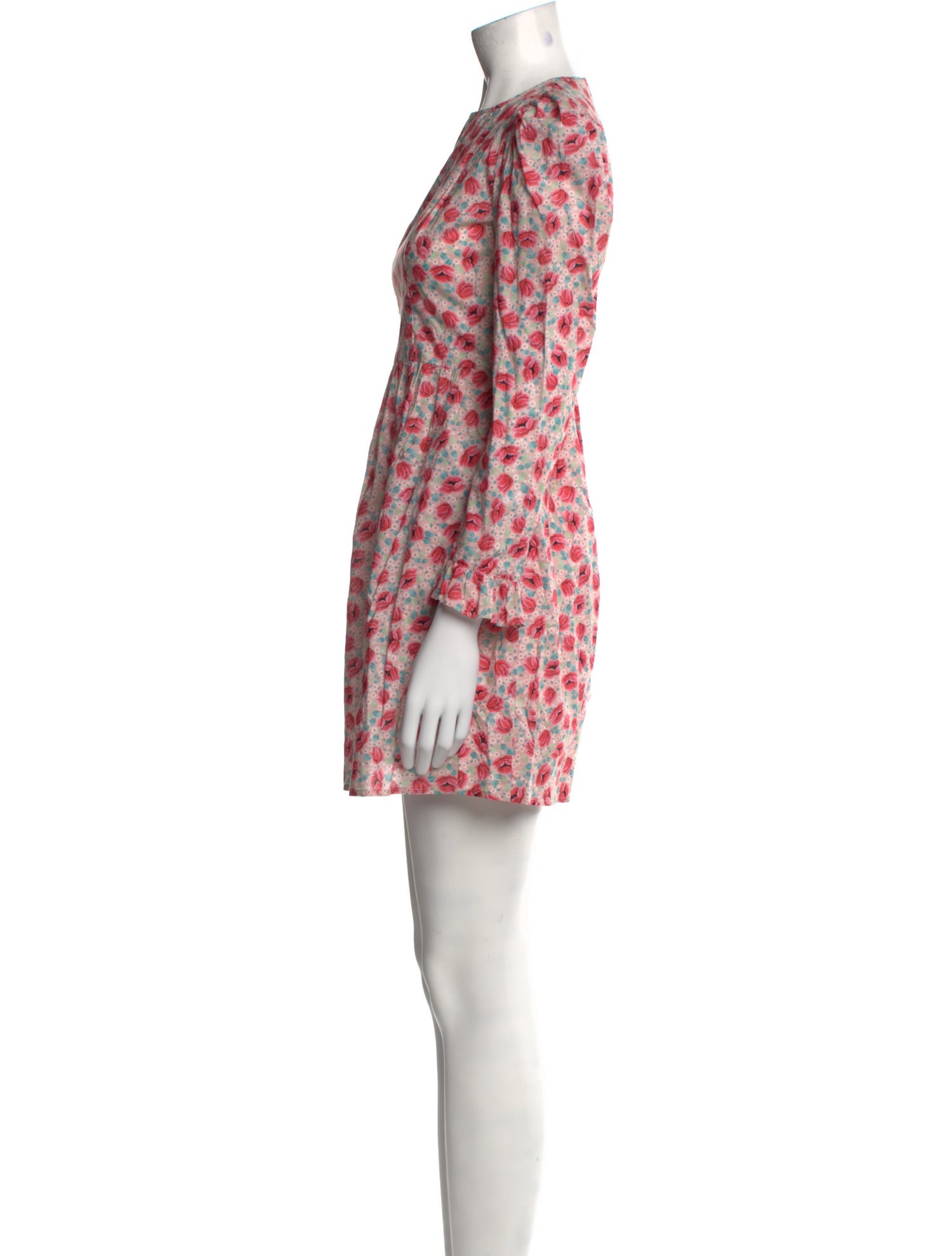 Batsheva Floral Print Mini Dress w/ Tags