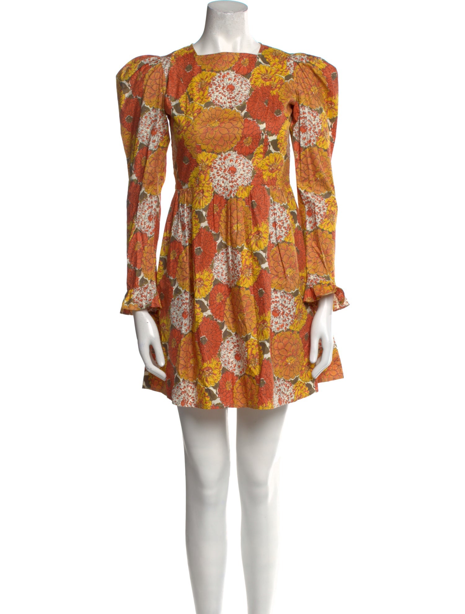 Batsheva Floral Print Mini Dress