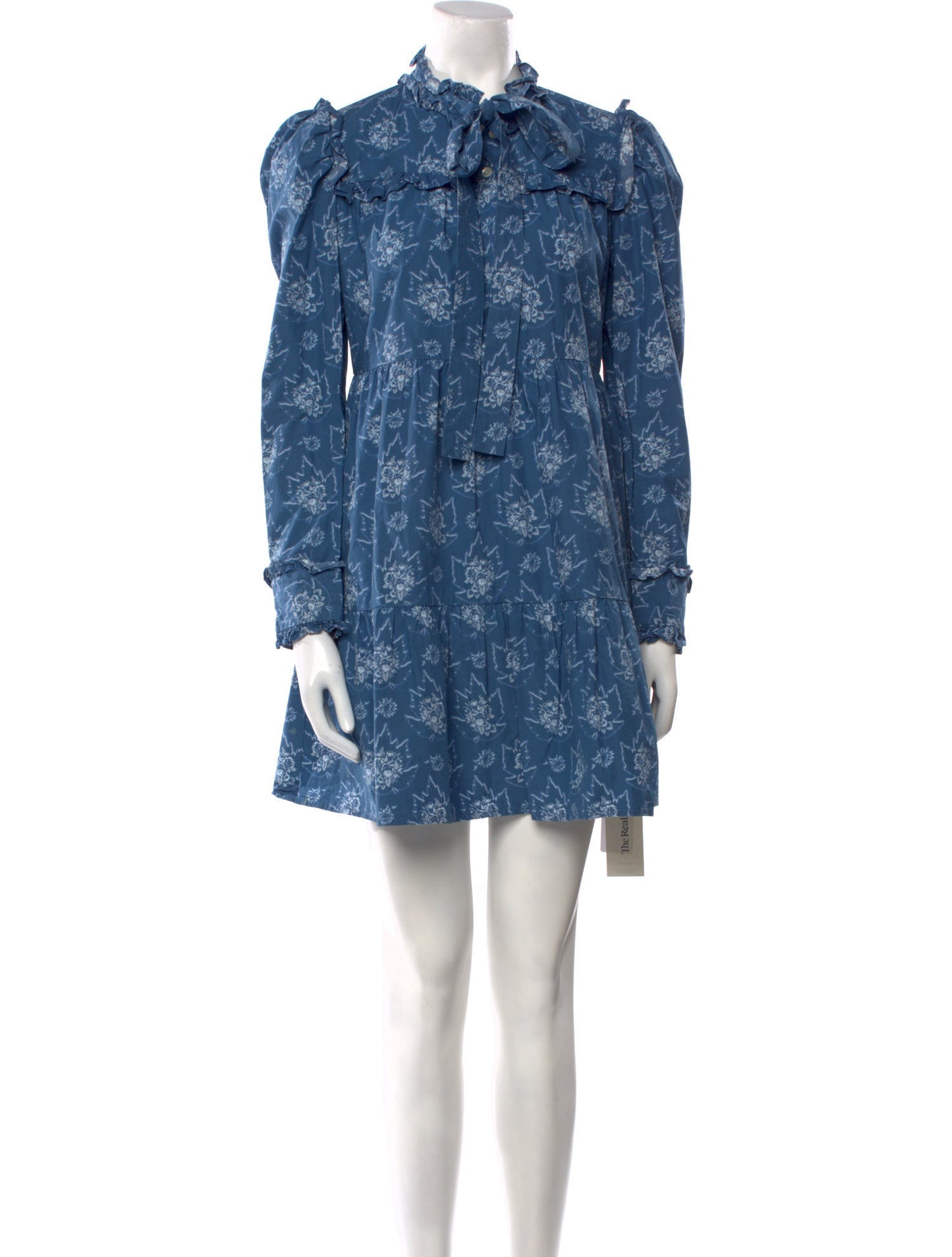 Batsheva Floral Print Mini Dress