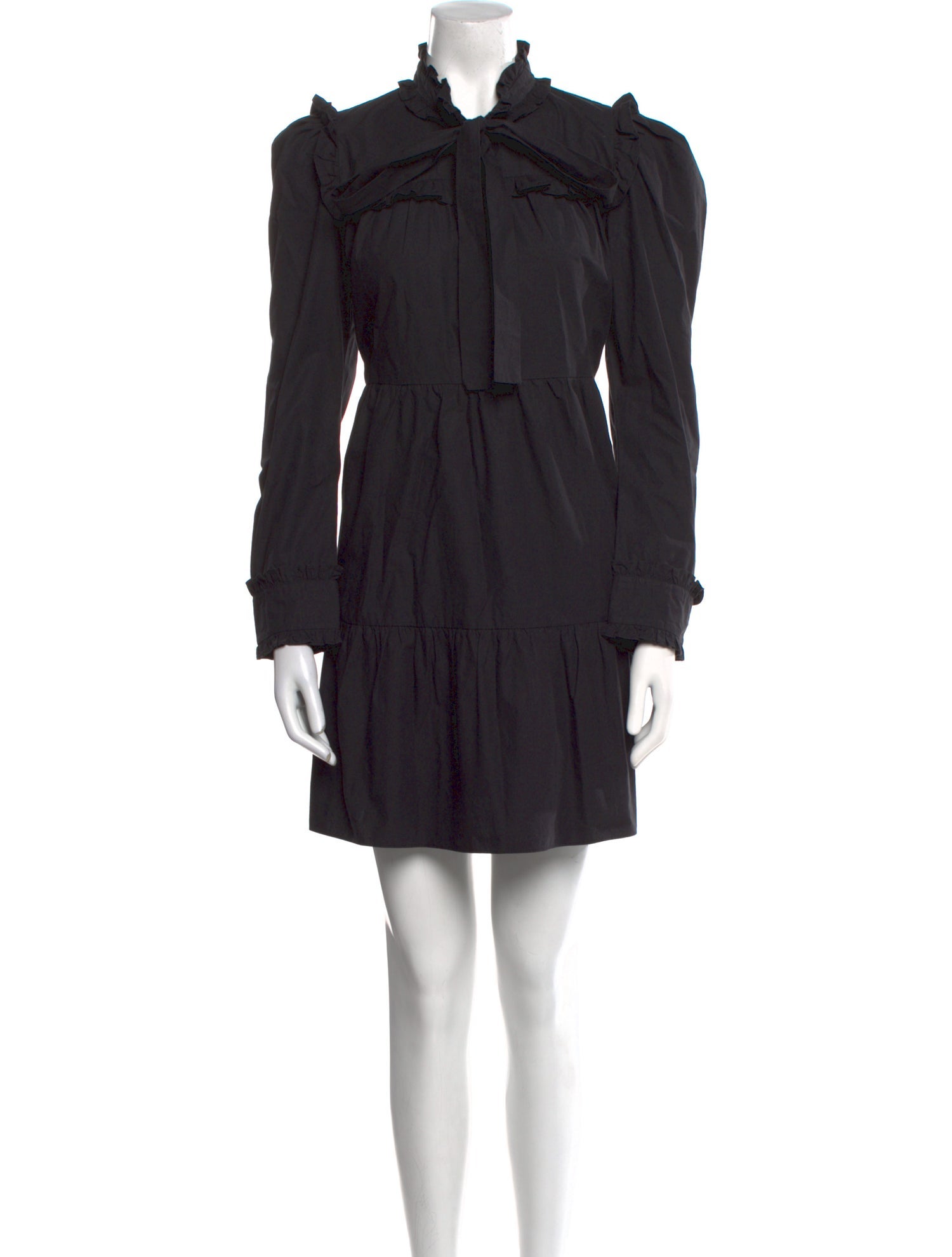 Batsheva Mock Neck Mini Dress