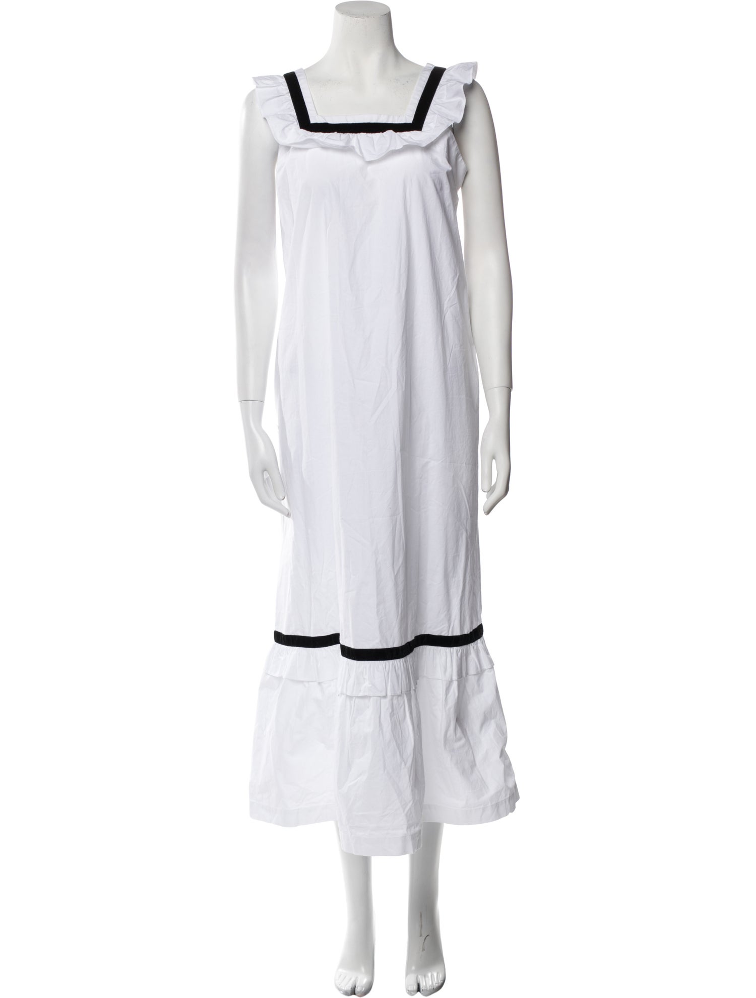 Batsheva Square Neckline Long Dress