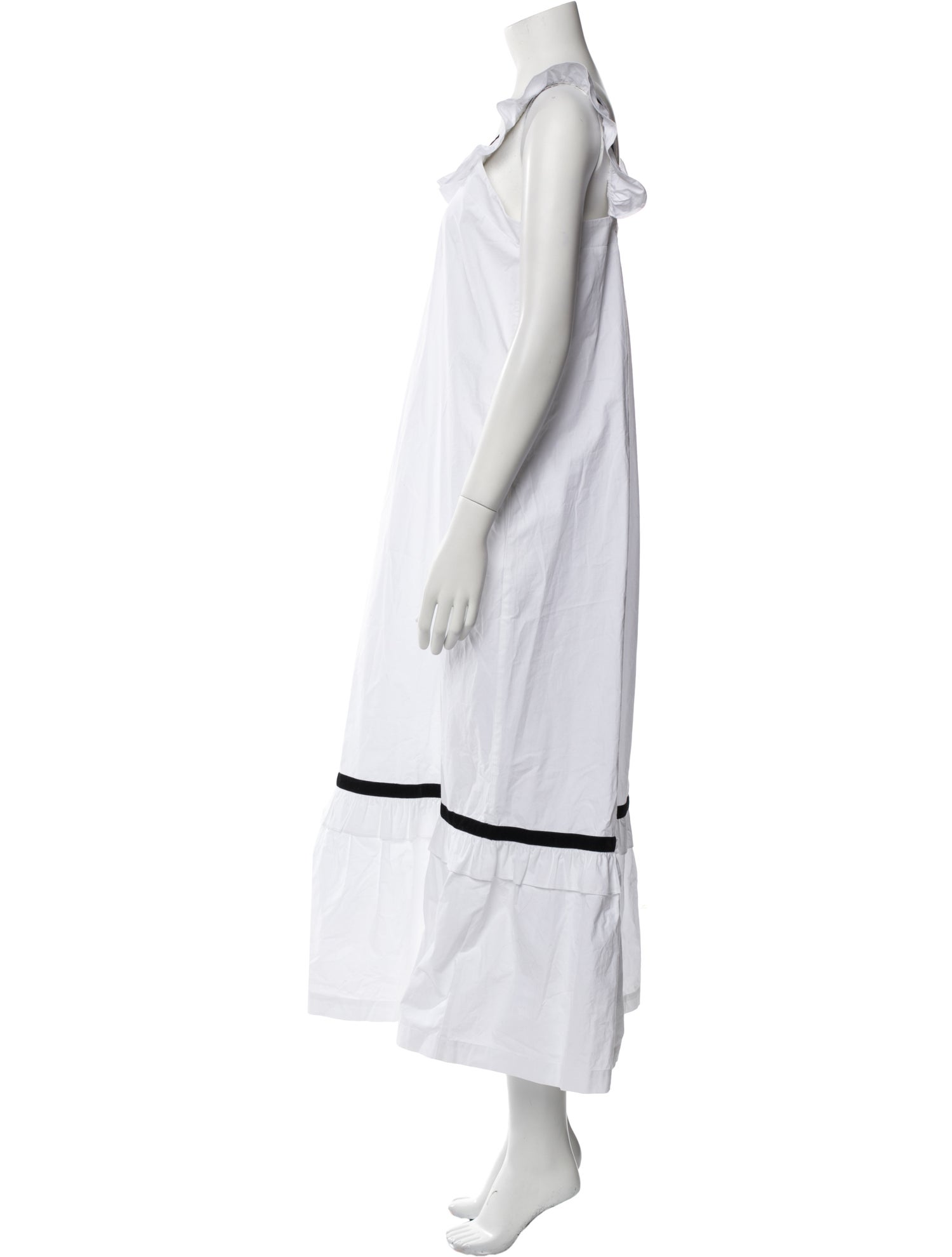 Batsheva Square Neckline Long Dress