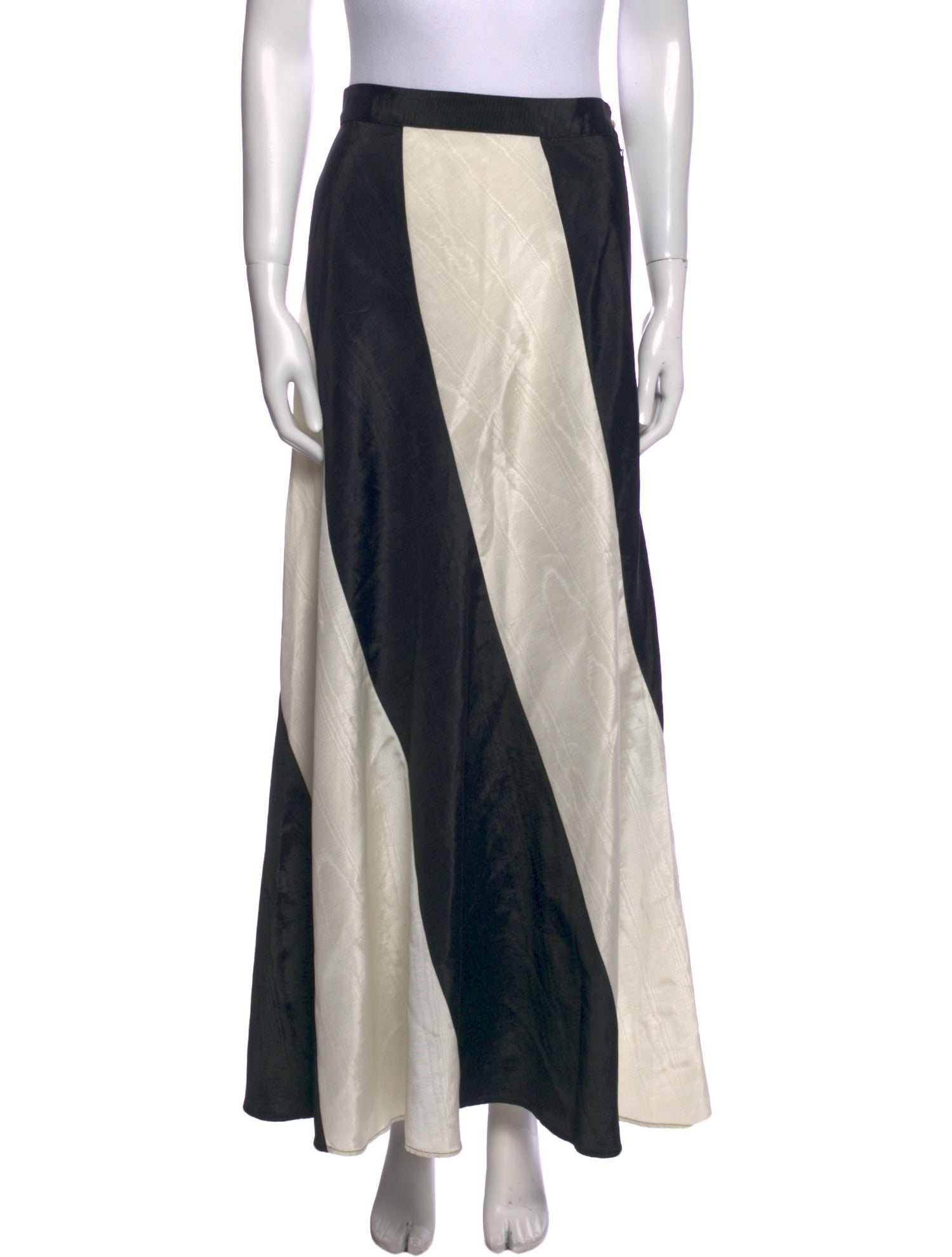 Batsheva Colorblock Pattern Long Skirt