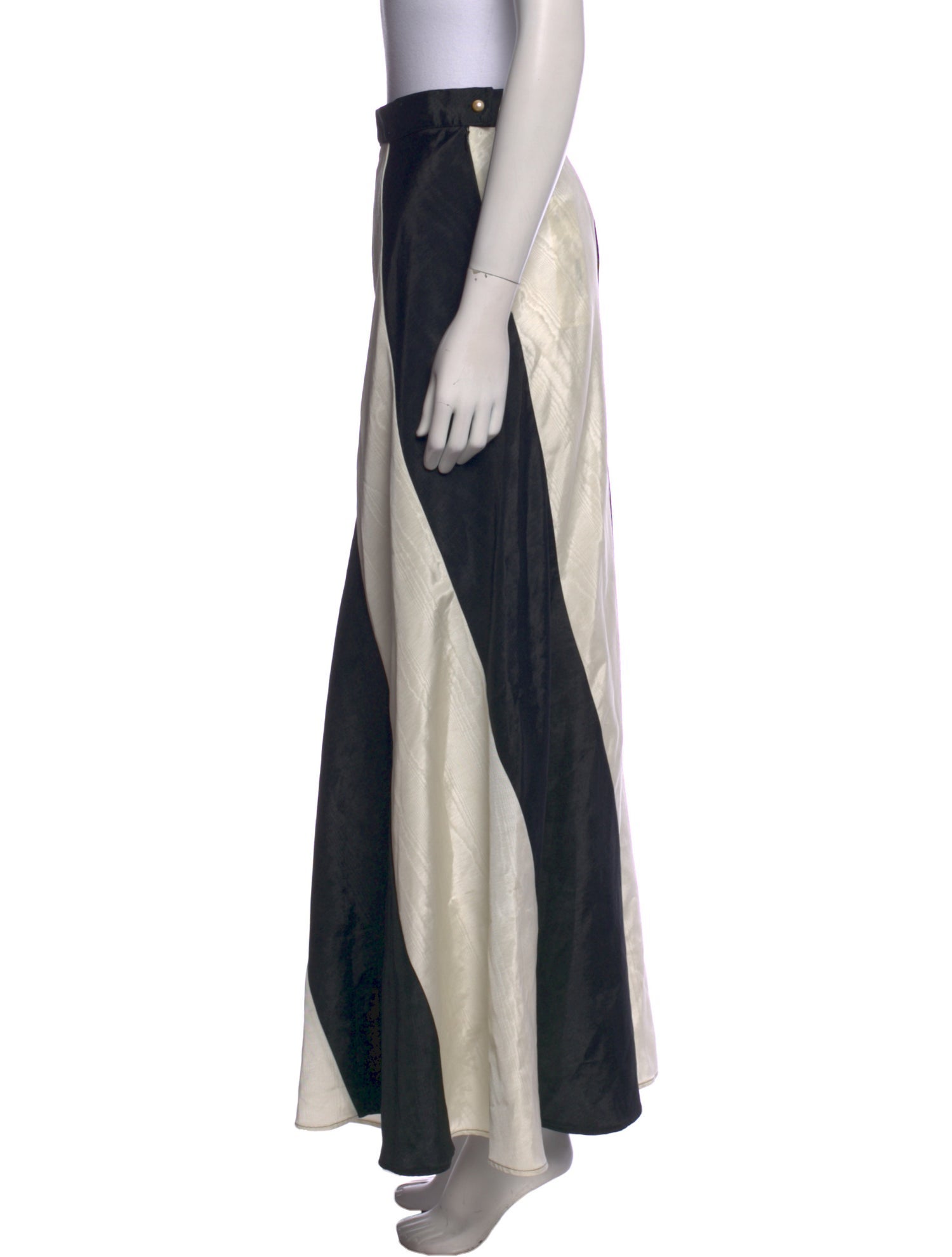 Batsheva Colorblock Pattern Long Skirt