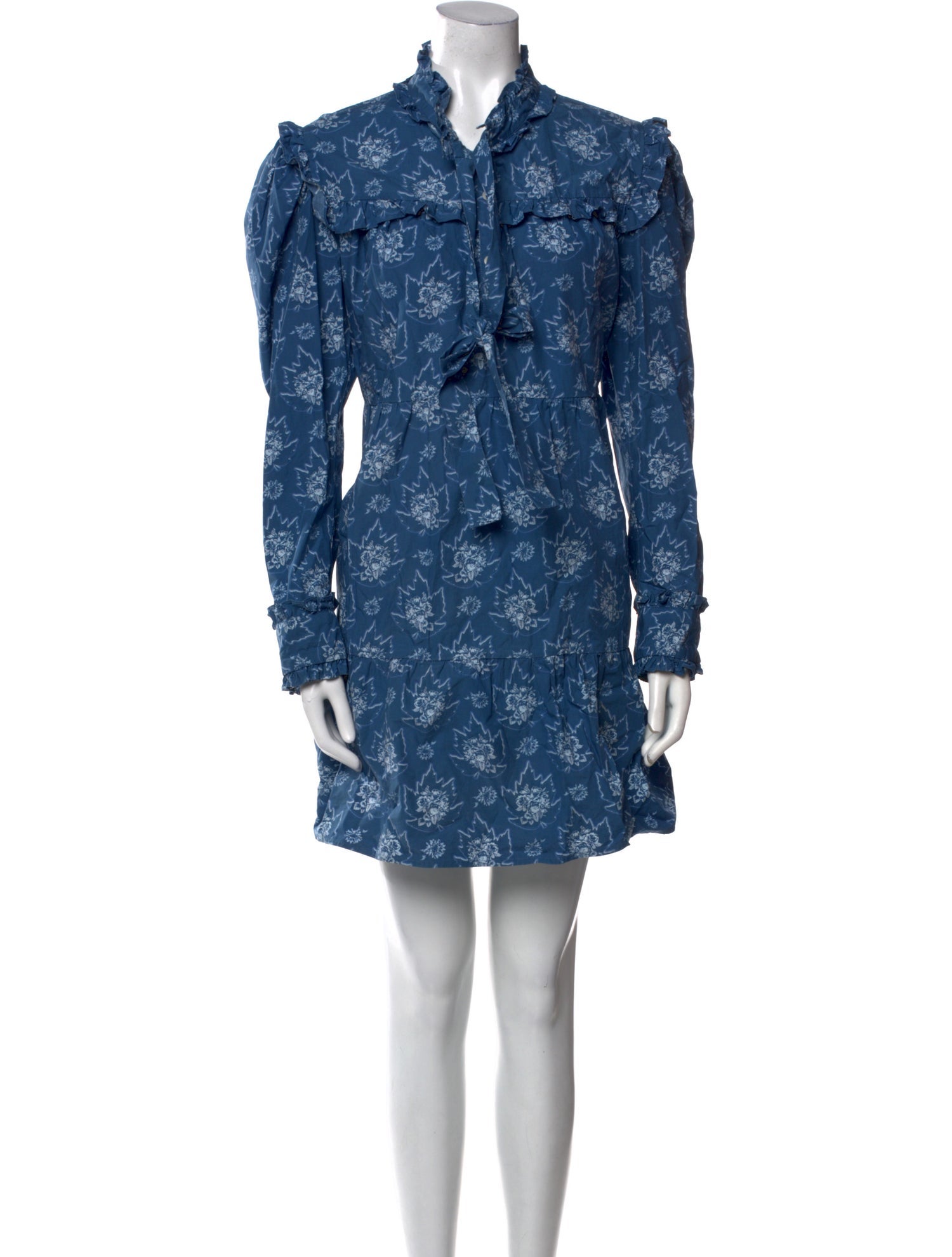 Batsheva Floral Print Mini Dress