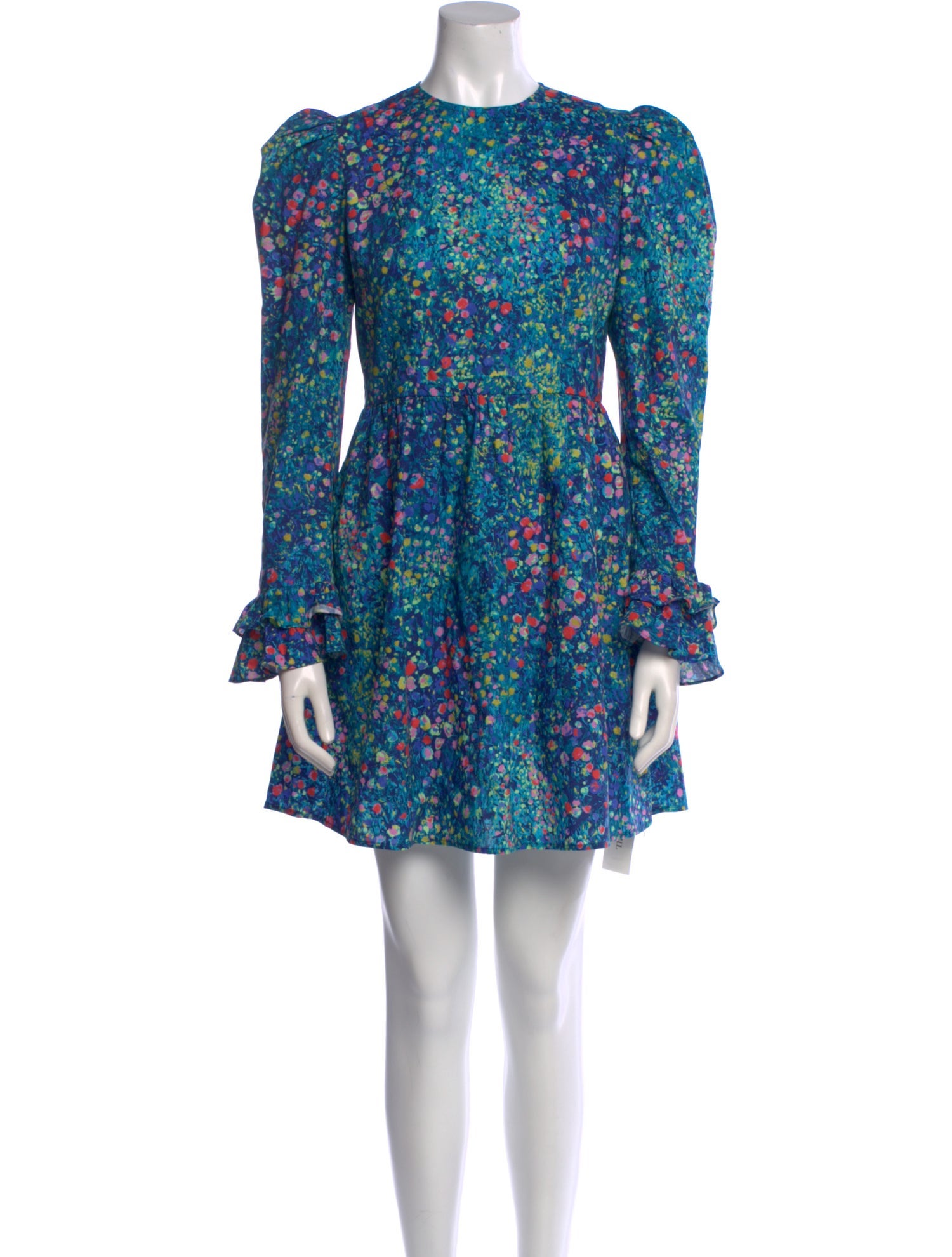 Batsheva Floral Print Mini Dress