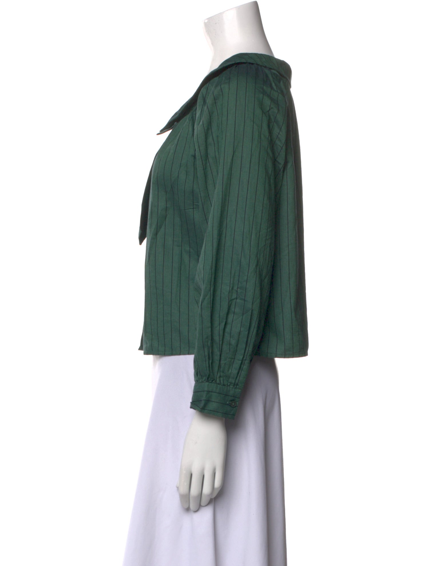 Batsheva V-Neck Long Sleeve Blouse