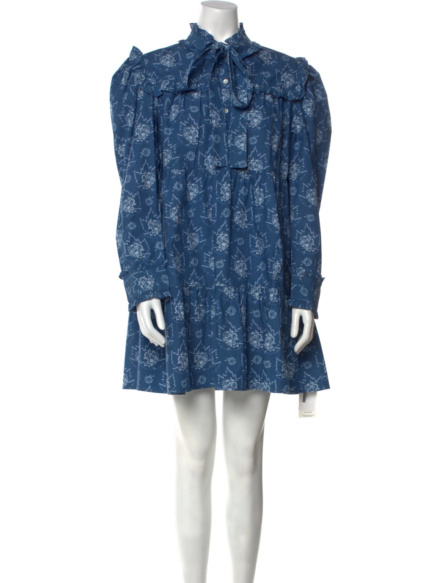 Batsheva Floral Print Mini Dress