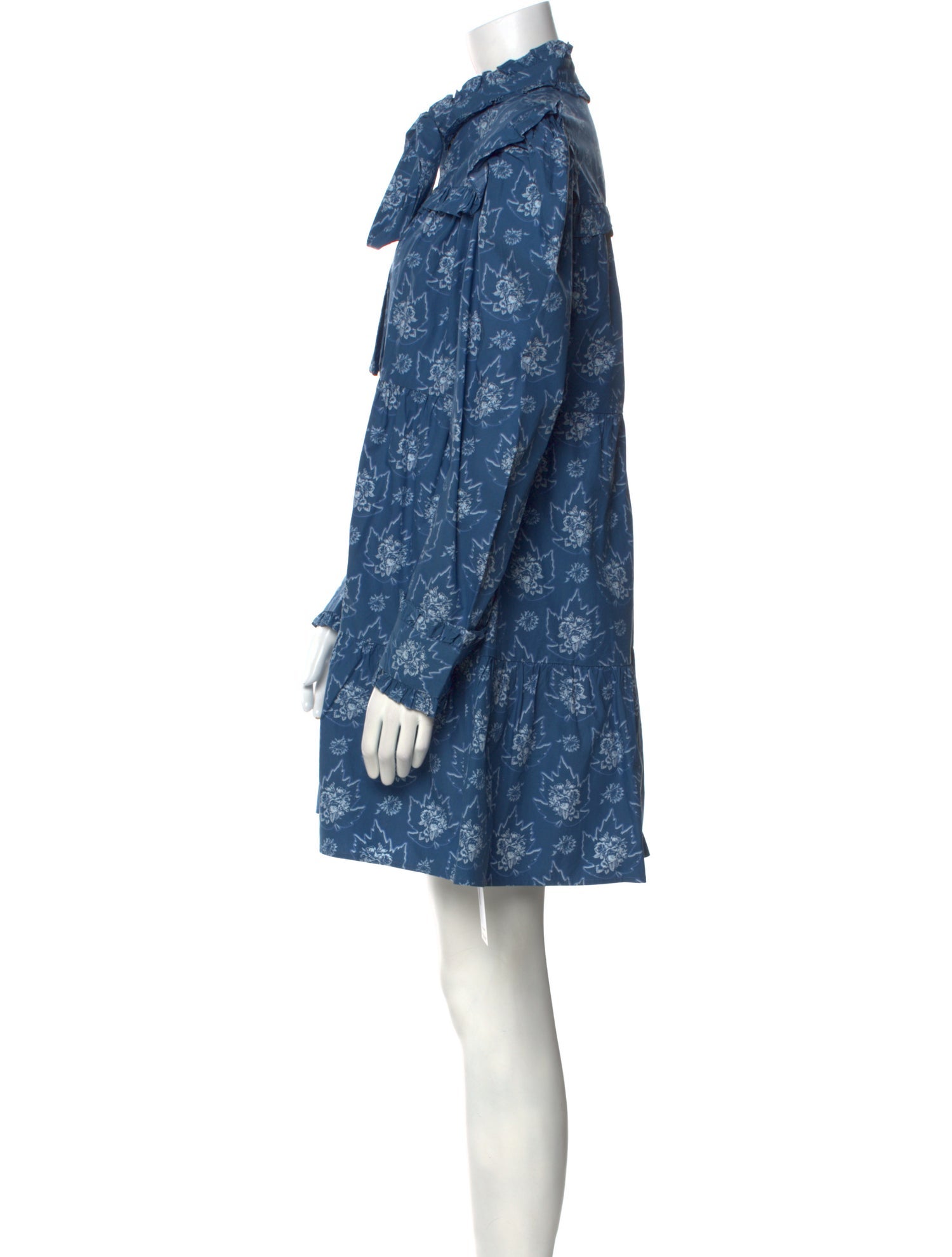 Batsheva Floral Print Mini Dress