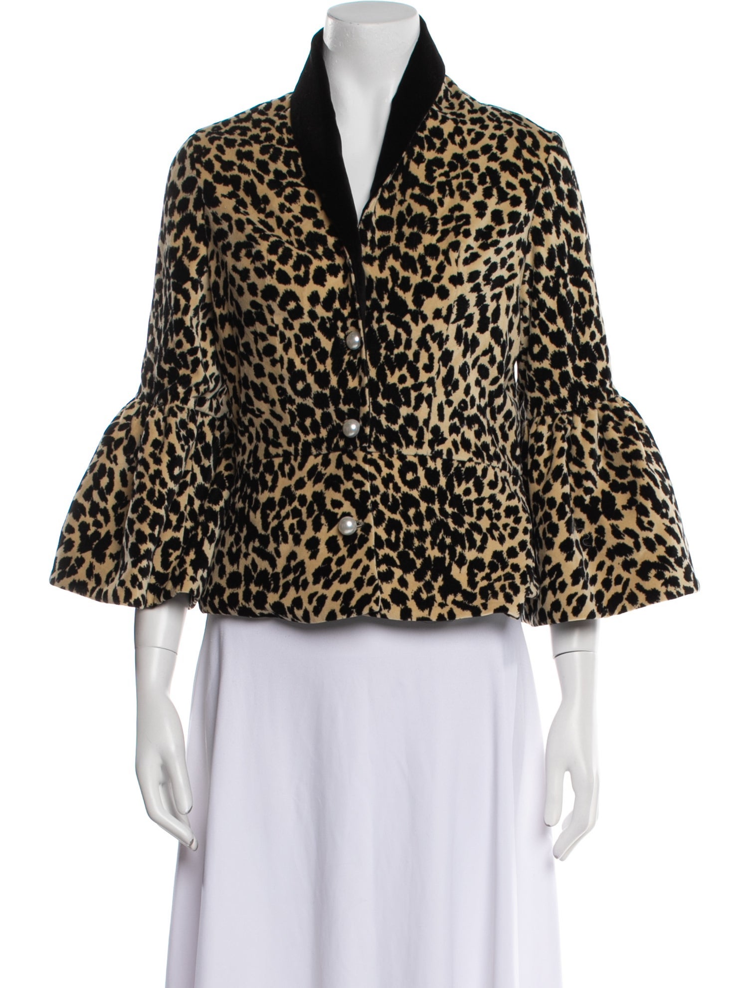 Batsheva Animal Print Jacket