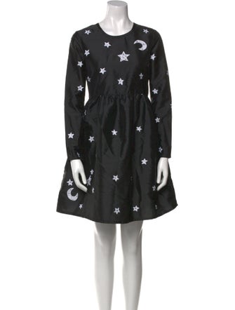 Batsheva Patterned Mini Dress