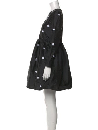 Batsheva Patterned Mini Dress