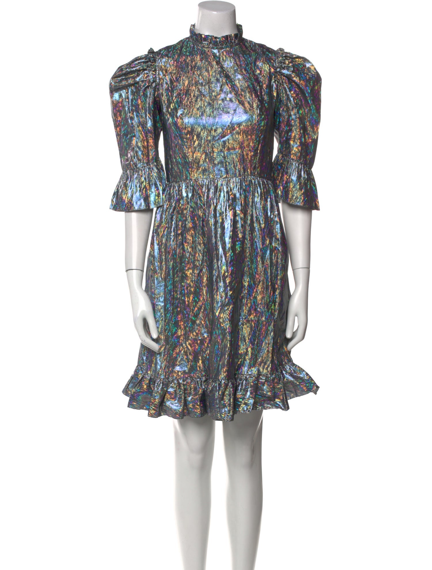 Batsheva Printed Knee-Length Dress