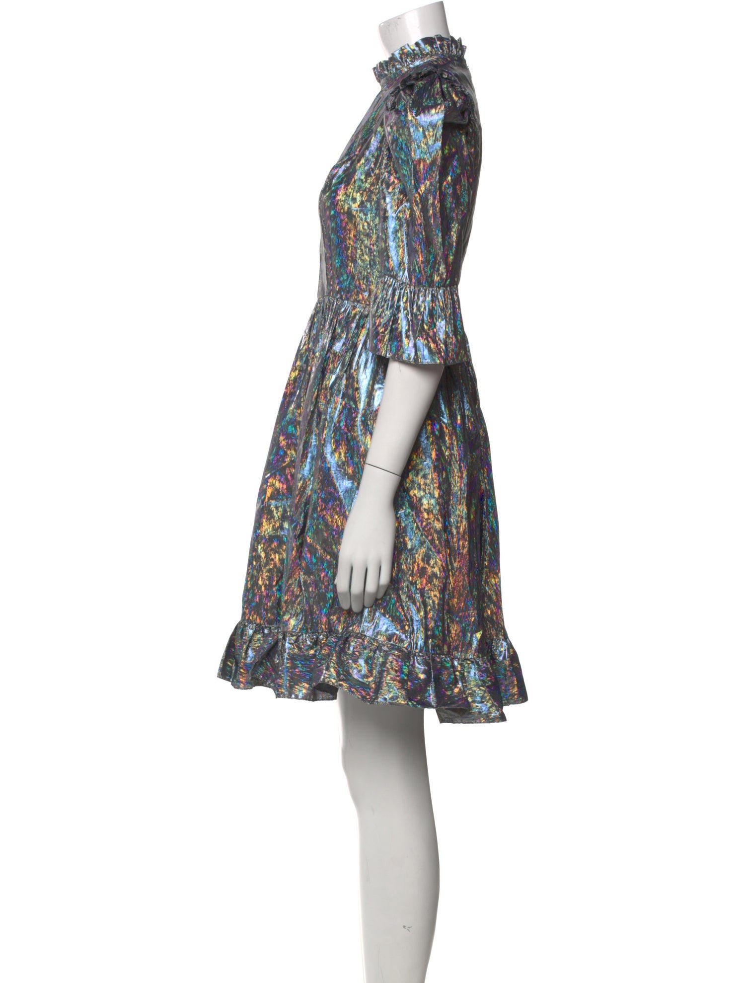 Batsheva Printed Knee-Length Dress