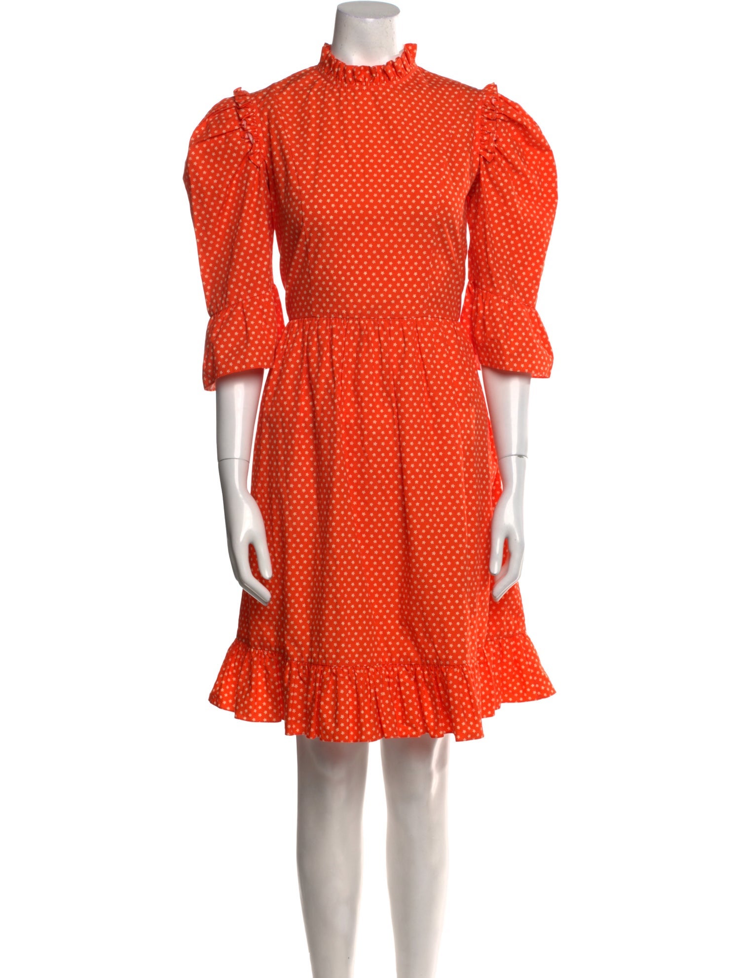 Batsheva Printed Knee-Length Dress