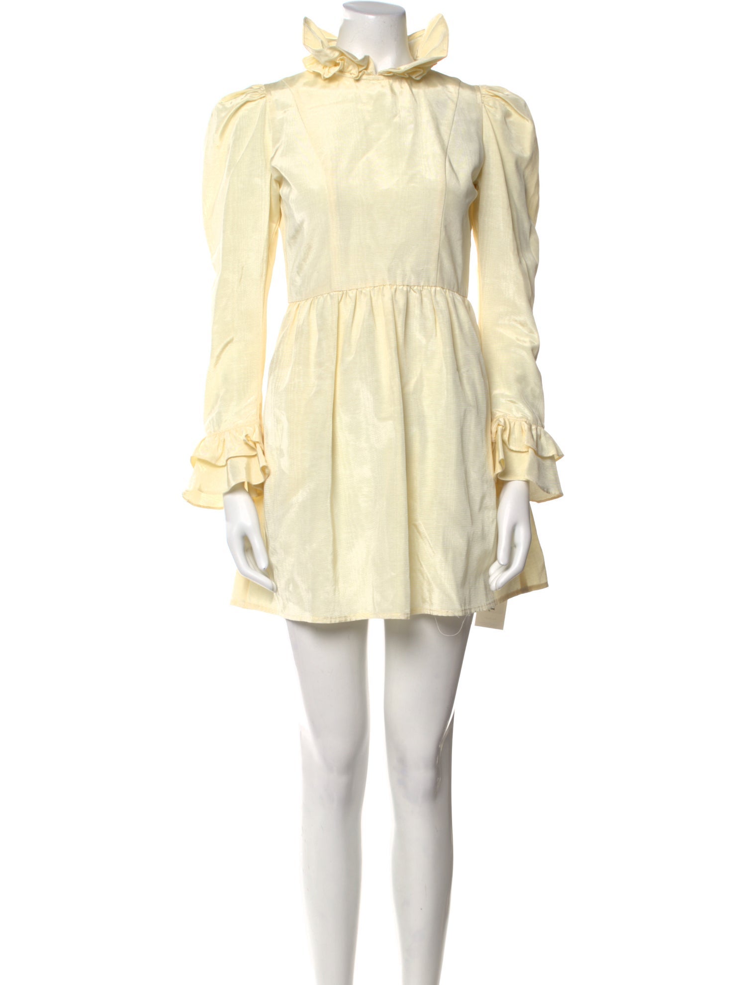 Batsheva Mock Neck Mini Dress