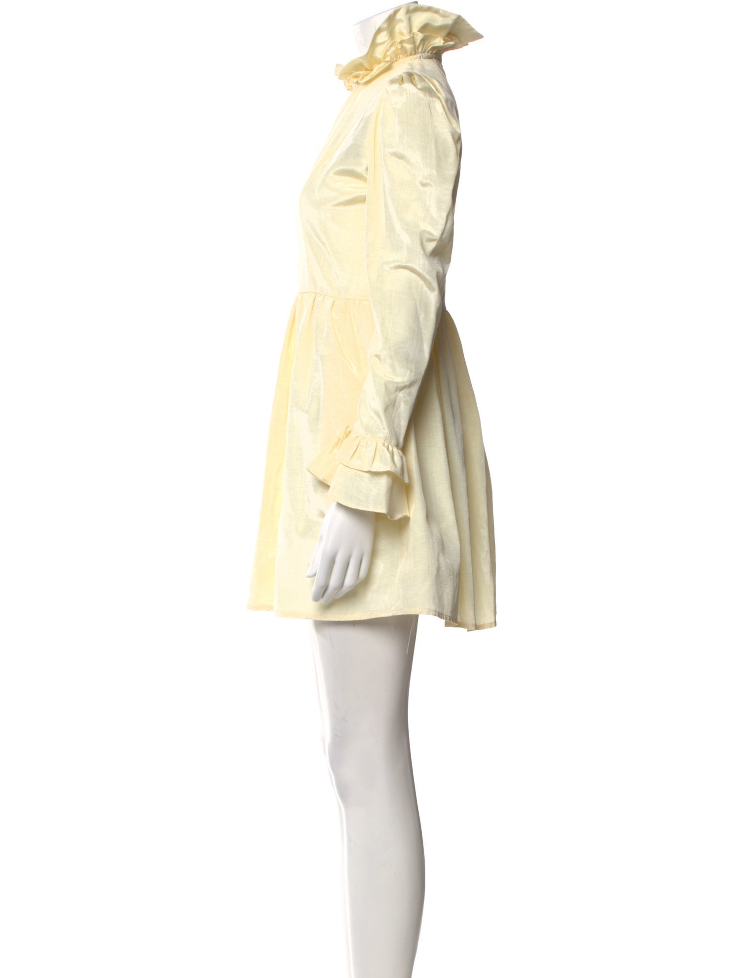 Batsheva Mock Neck Mini Dress