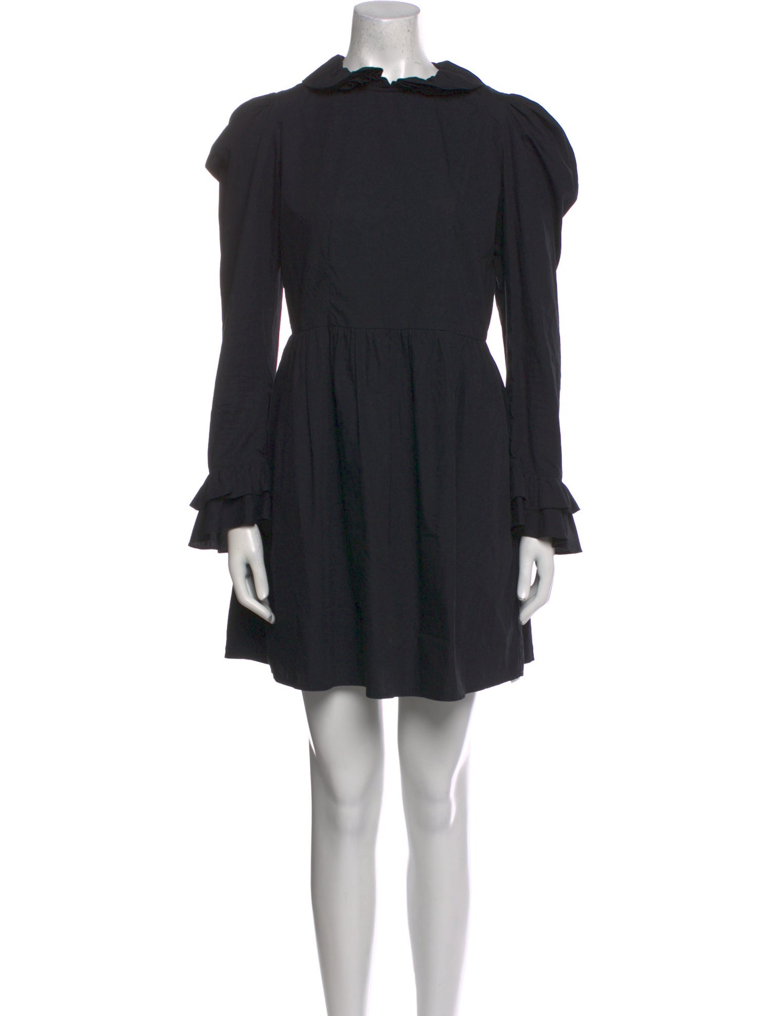 Batsheva Mock Neck Mini Dress