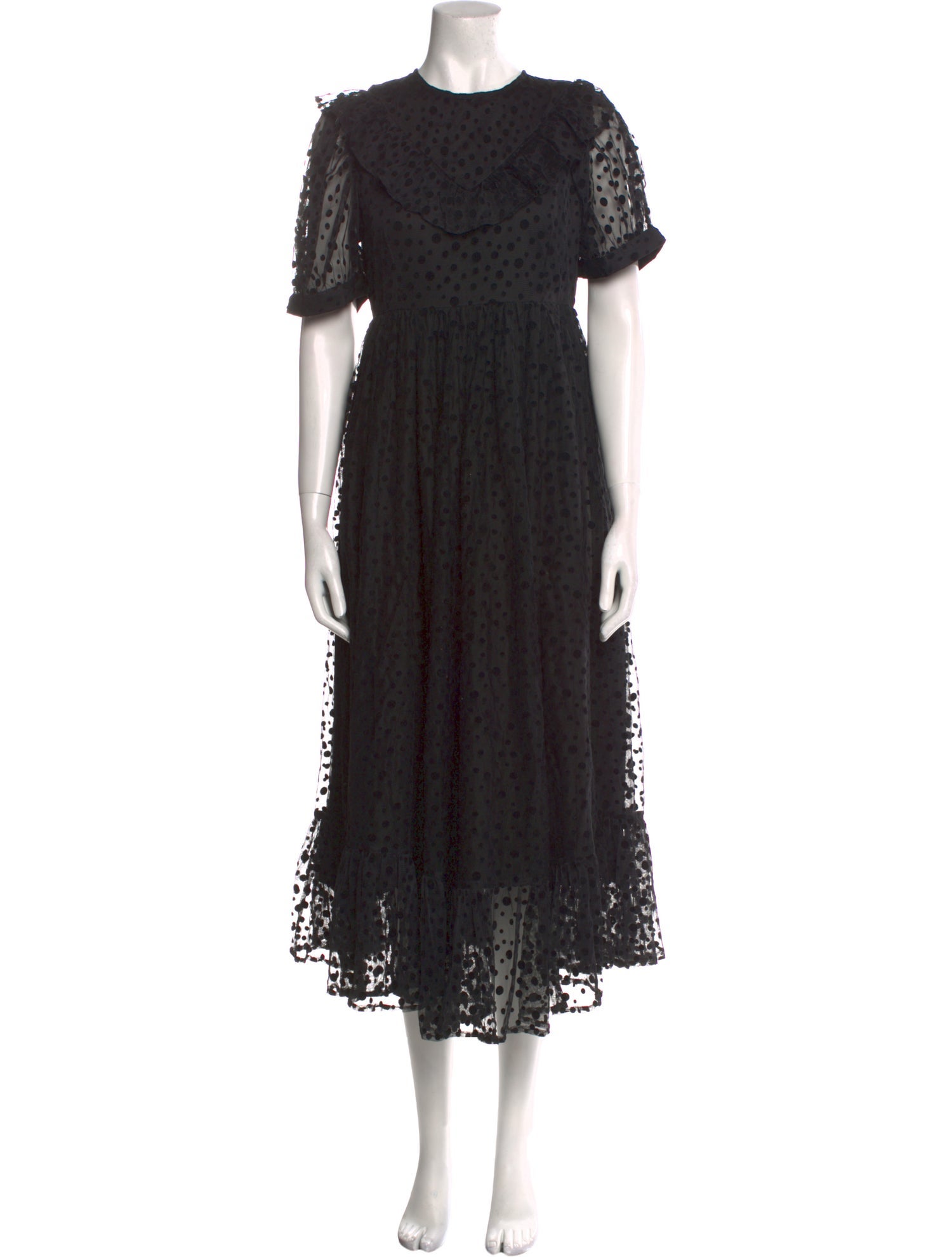 Batsheva Lace Pattern Long Dress