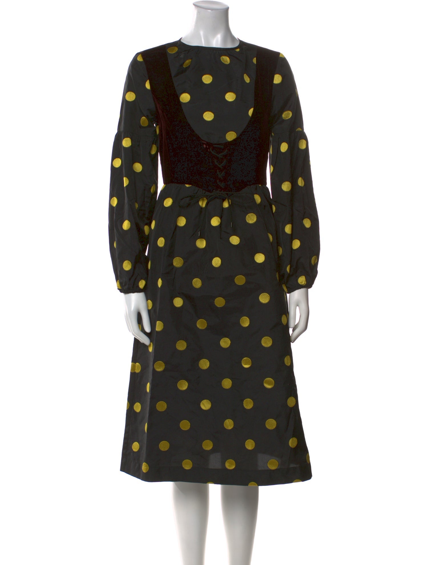 Batsheva Silk Midi Length Dress