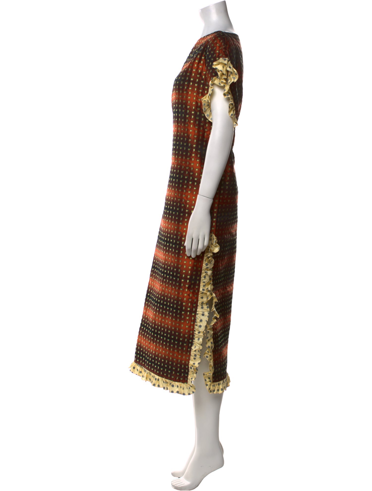 Batsheva Printed Midi Length Dress