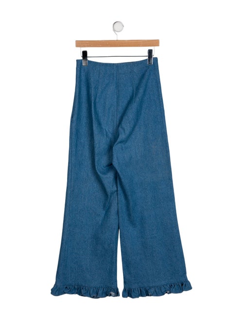 Batsheva High-Rise Wide Leg Jeans