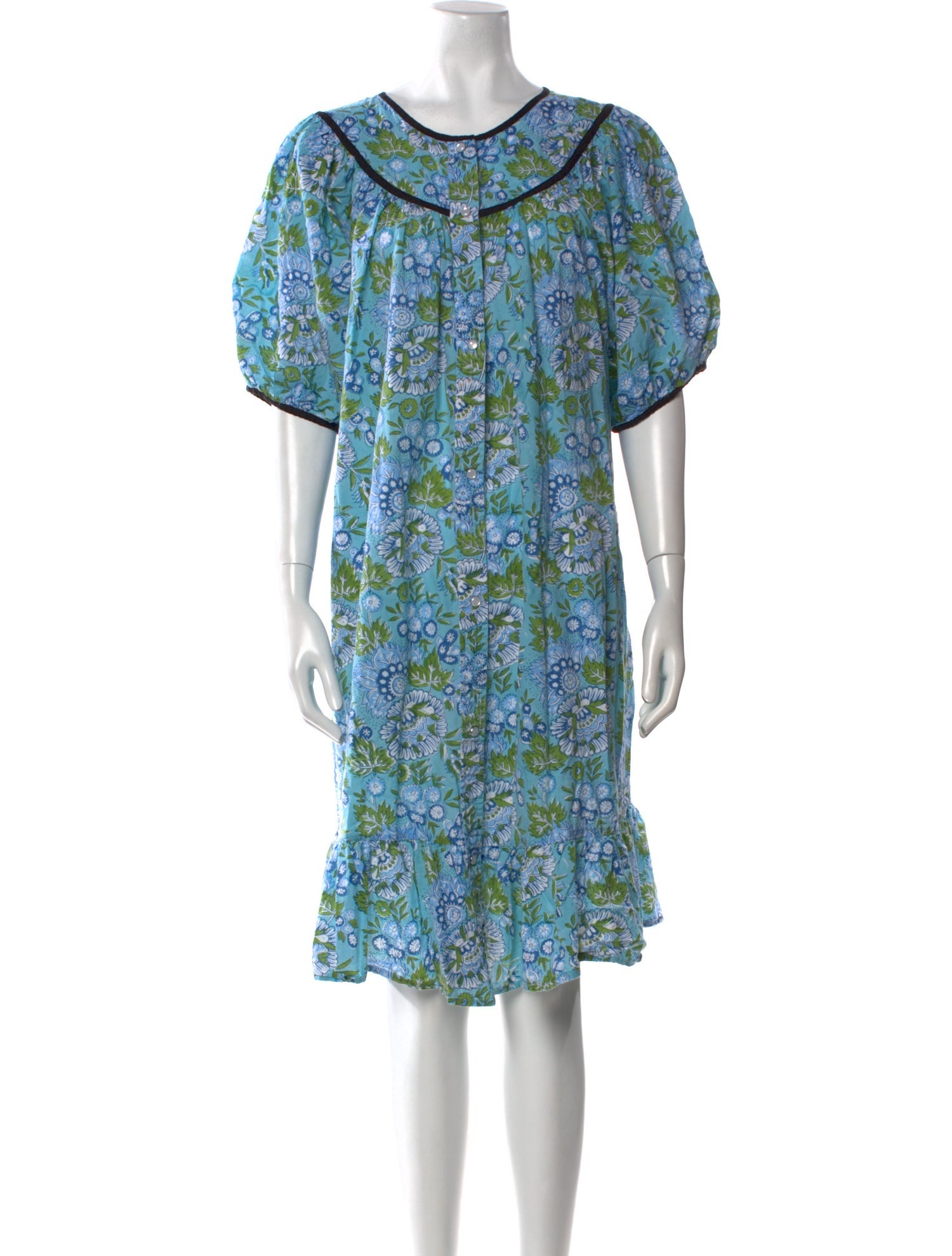 Batsheva Floral Print Knee-Length Dress