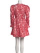 Batsheva Floral Print Mini Dress