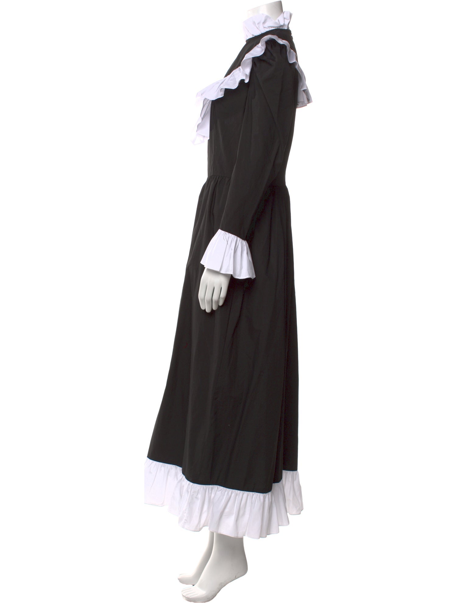 Batsheva Mock Neck Long Dress