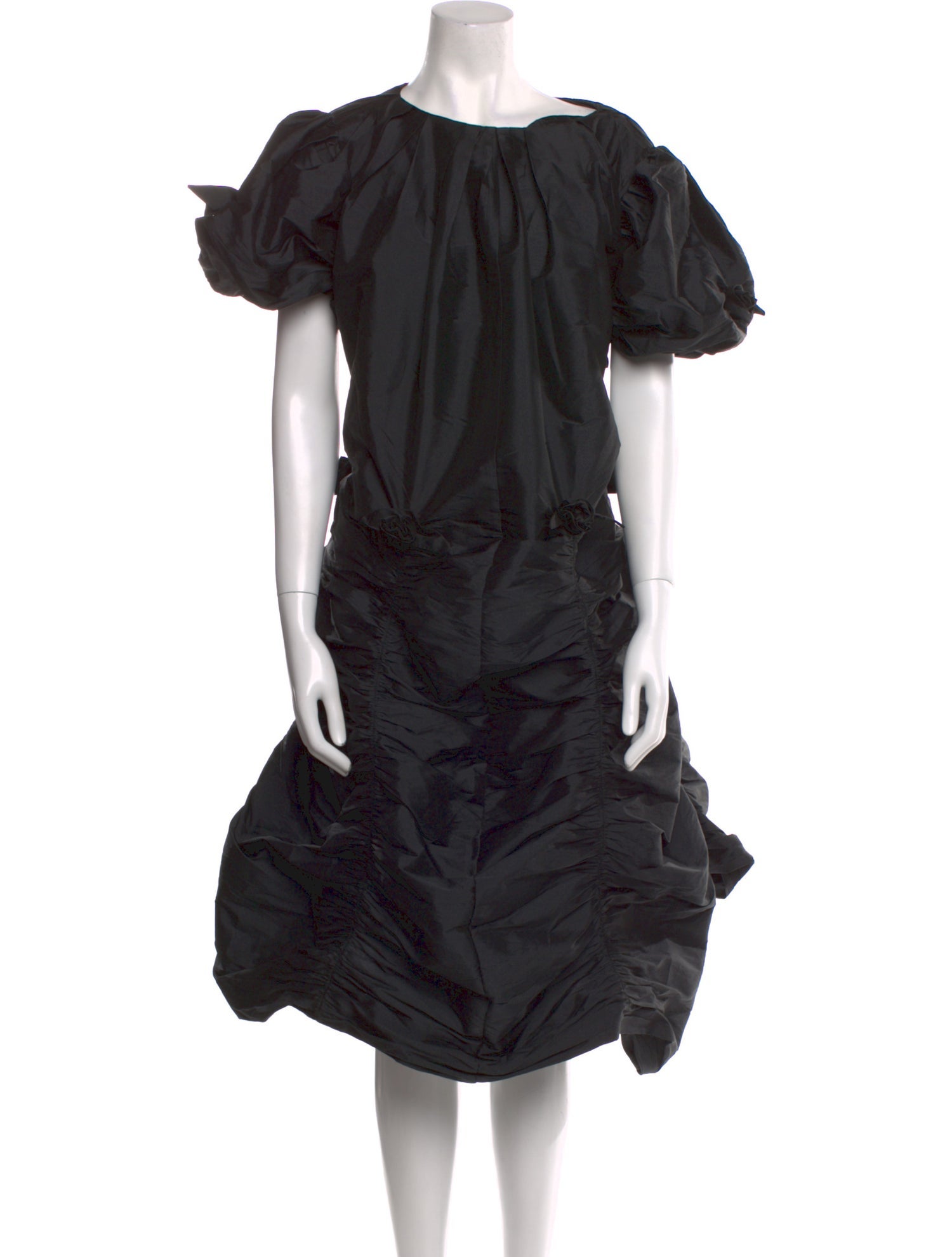 Batsheva Scoop Neck Knee-Length Dress