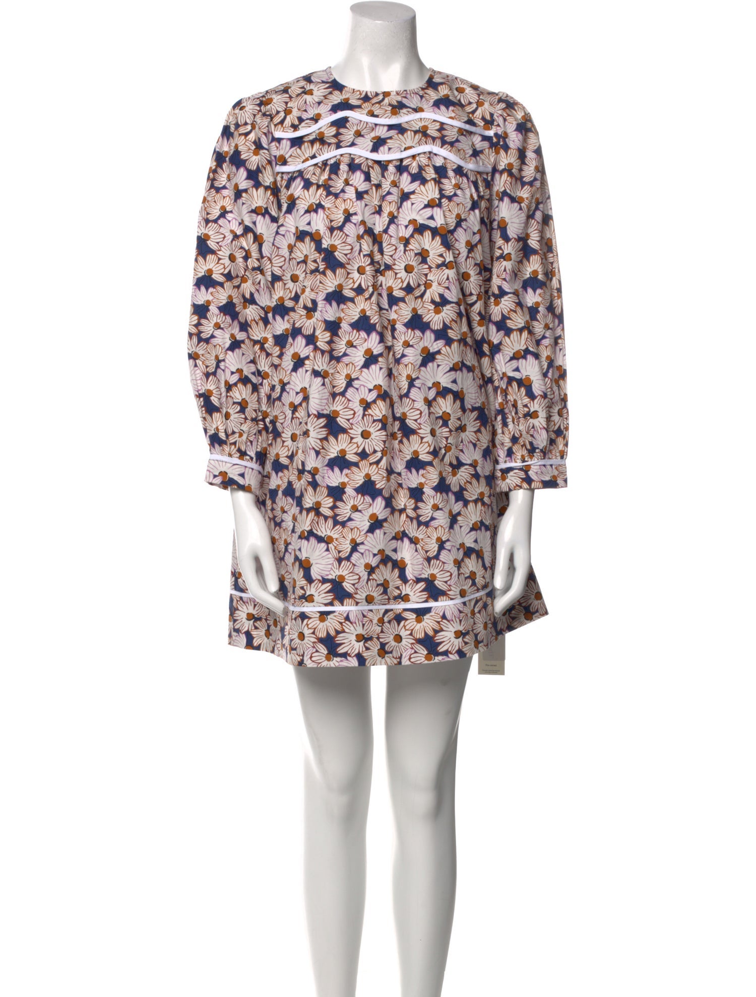 Batsheva Floral Print Mini Dress