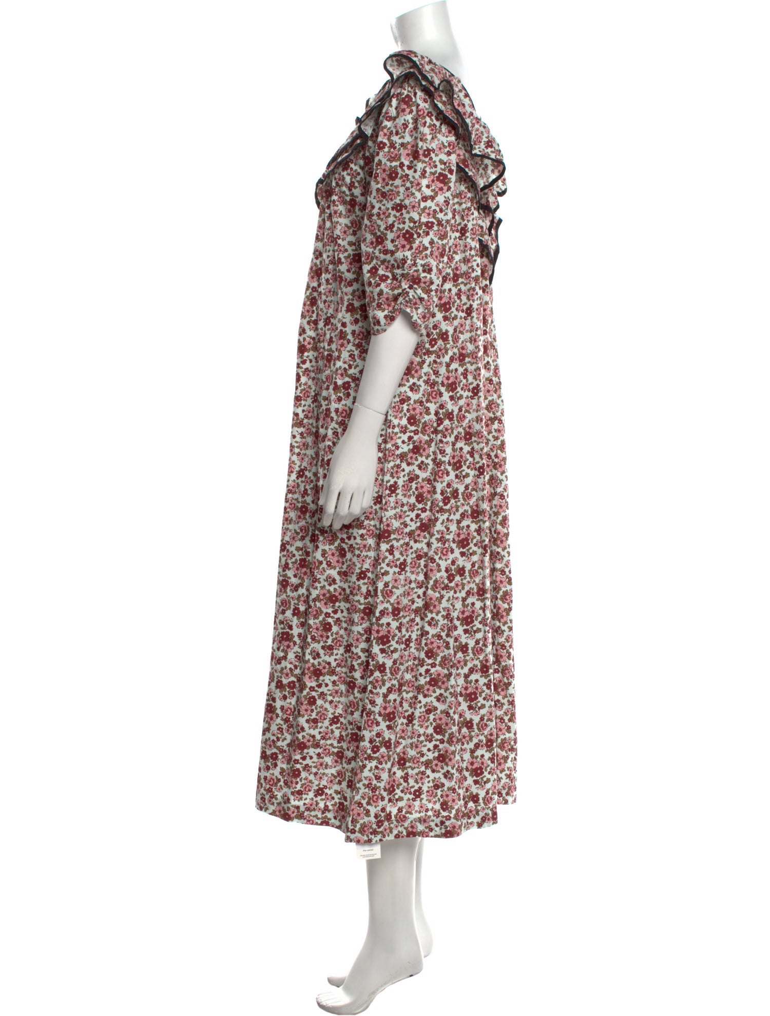 Batsheva Floral Print Long Dress